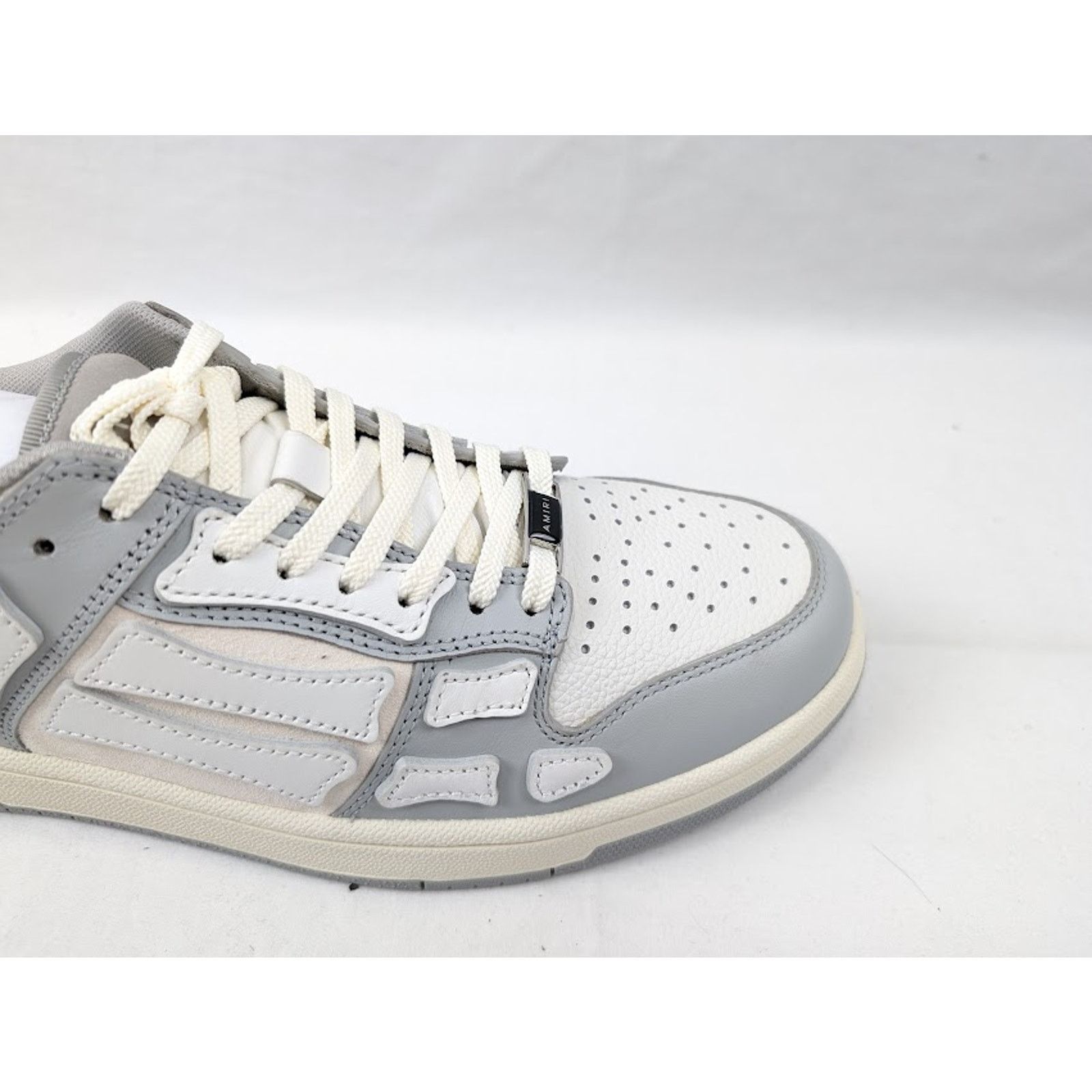 Amiri o1rshd1 Skelton Low-Top Sneakers in Grey Size US 10 / EU 43 - 3 Thumbnail