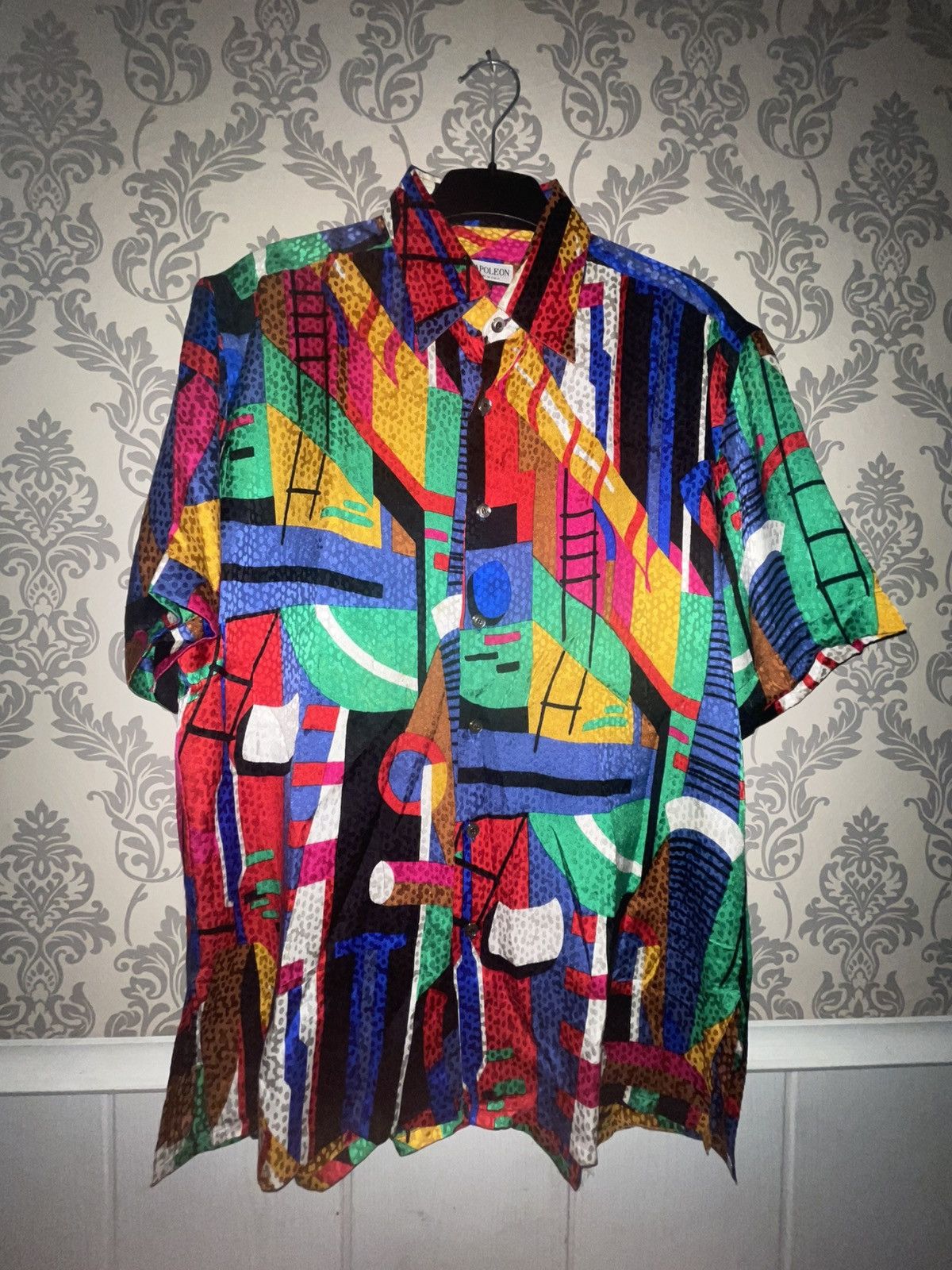 Other Rare Vintage Napoleon Silk Shirt Size US S / EU 44-46 / 1 - 2 Thumbnail