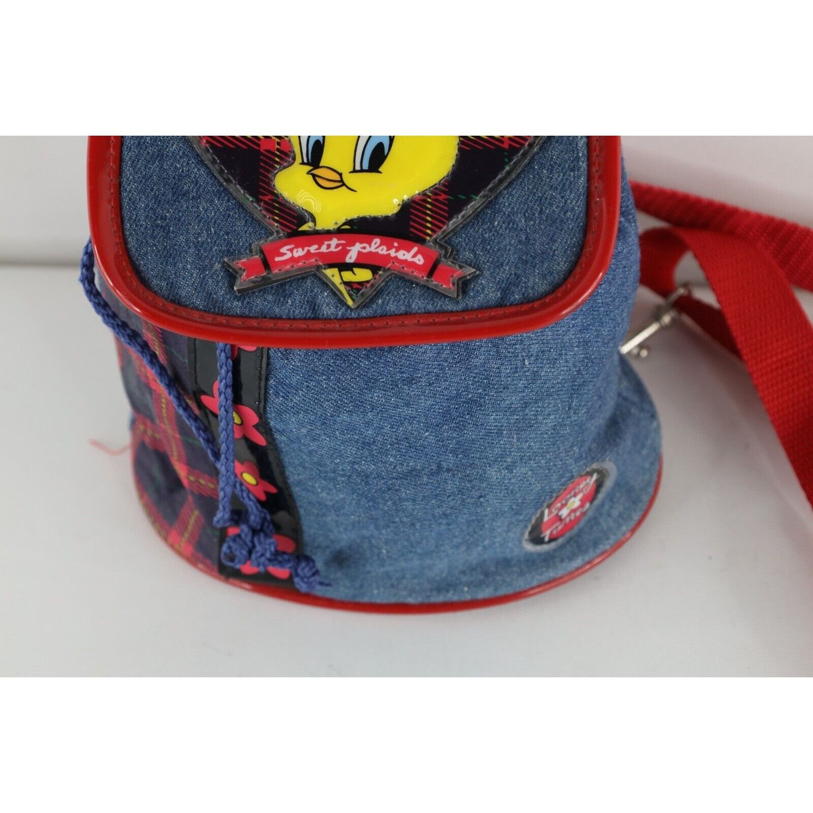 Vintage Vintage 90s Looney Tunes Tweety Bird Flower Denim Mini Bag Size ONE SIZE - 3 Thumbnail