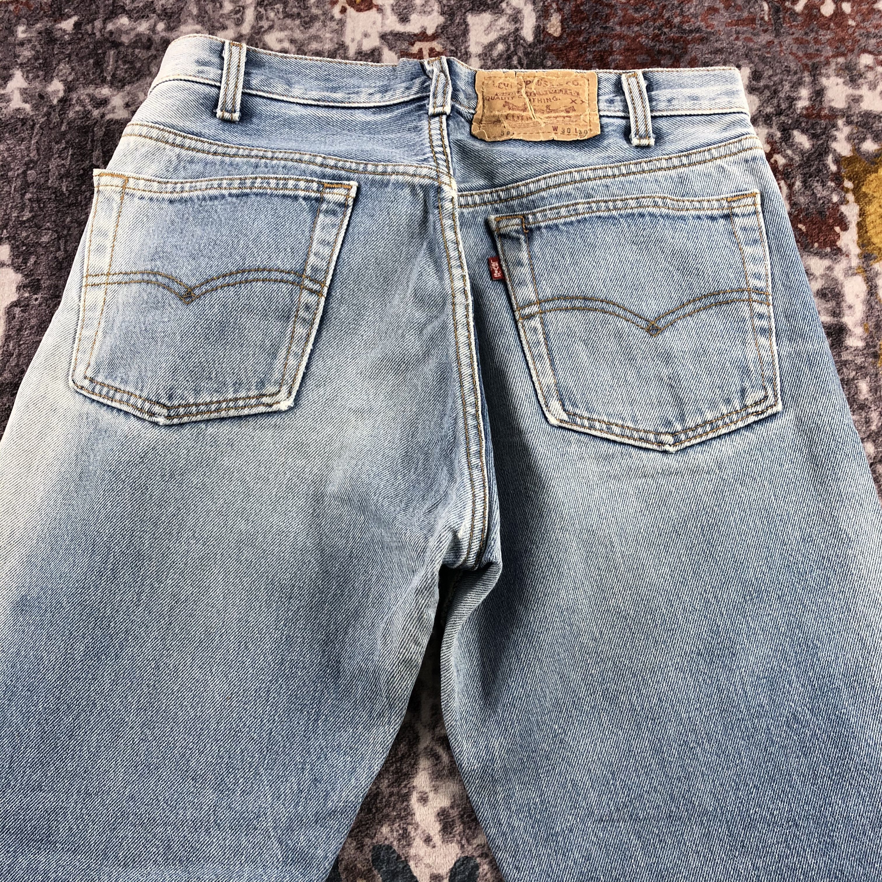 Levi's Vintage 80s Levis 501 Jeans-JM2851 Size US 30 / EU 46 - 5 Thumbnail