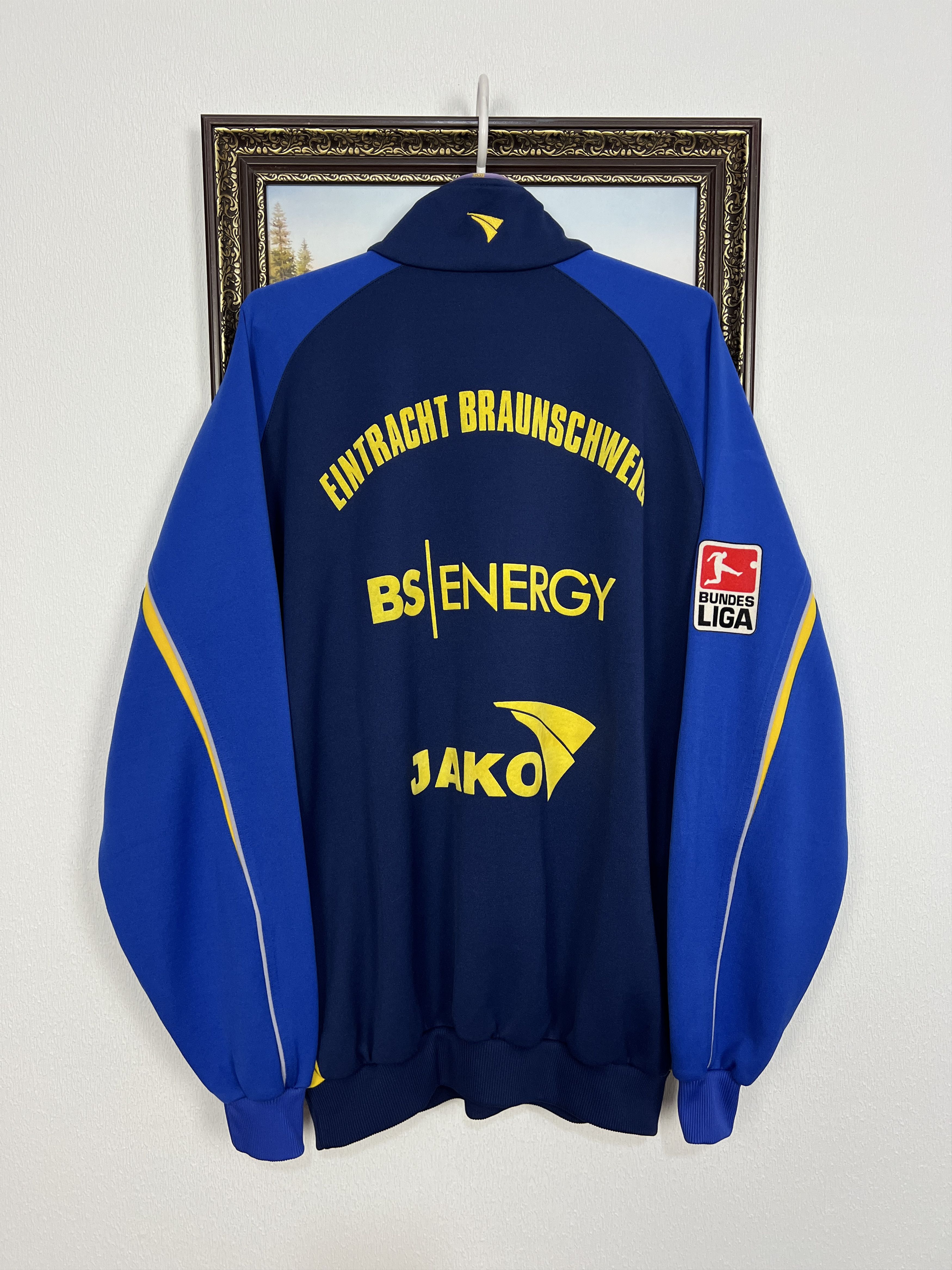 Vintage Eintracht Braunschweig Football Player Issue Jacket Track Size US XXL / EU 58 / 5 - 9 Thumbnail