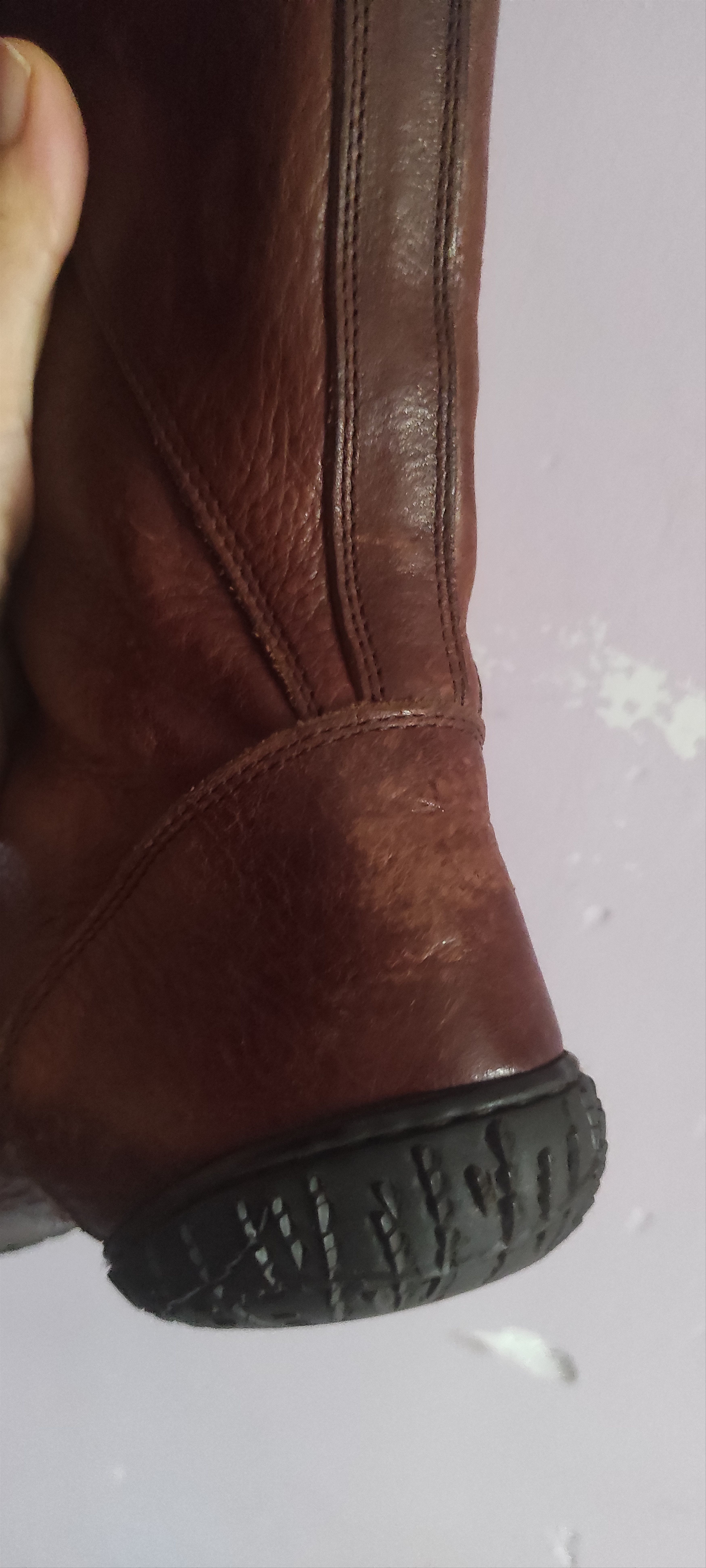 Trippen Trippen Belted Leather Women's Knee Flat Boots Made Germany Size US 7 / IT 37 - 10 Thumbnail