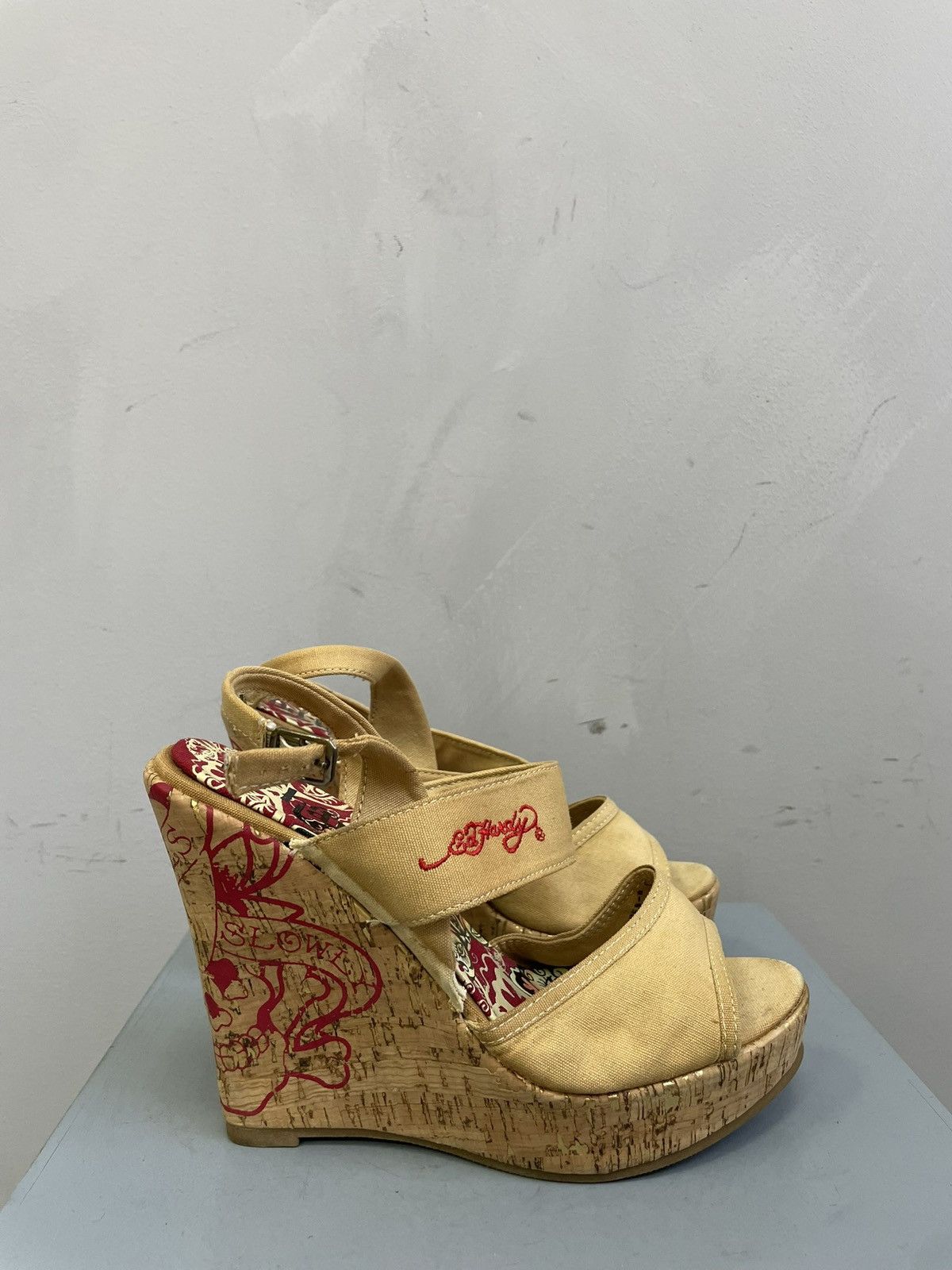 Ed Hardy Vintage heel edhardy Christian AUDIGier shoes fashion y2k Size US 7 / IT 37 - 2 Thumbnail