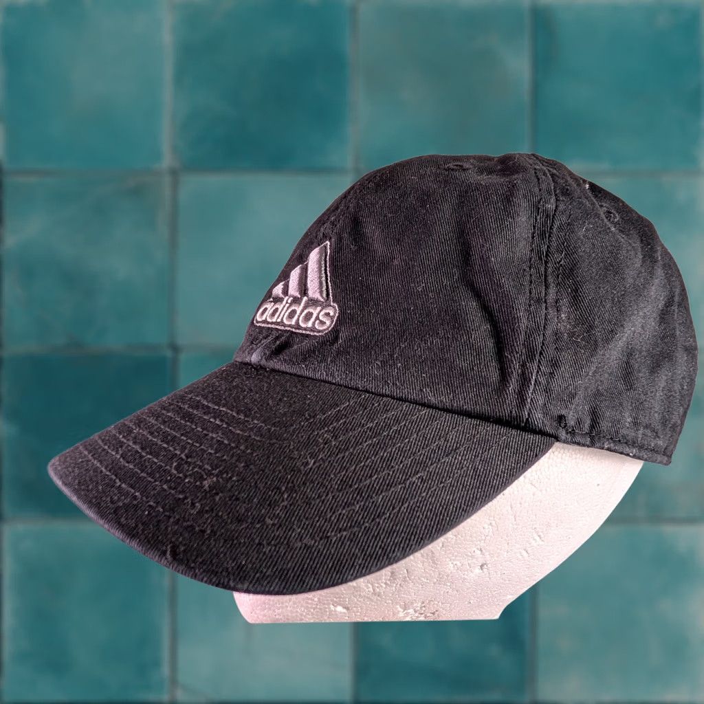 Adidas Adidas Climalite Baseball Cap Black Cotton Adjustable OSFA Men Dark Silver Logo Cap Size ONE SIZE - 1 Thumbnail