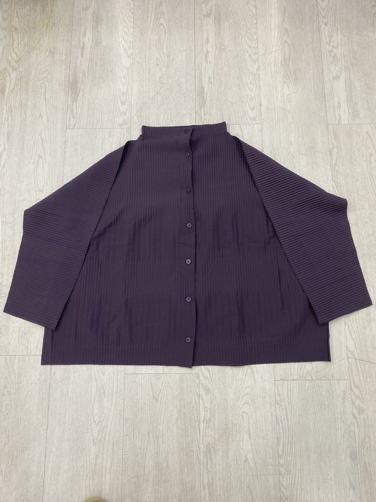 Issey Miyake Issey miyake me mock neck three-quarter sleeve button up Size US L / EU 52-54 / 3 - 2 Thumbnail