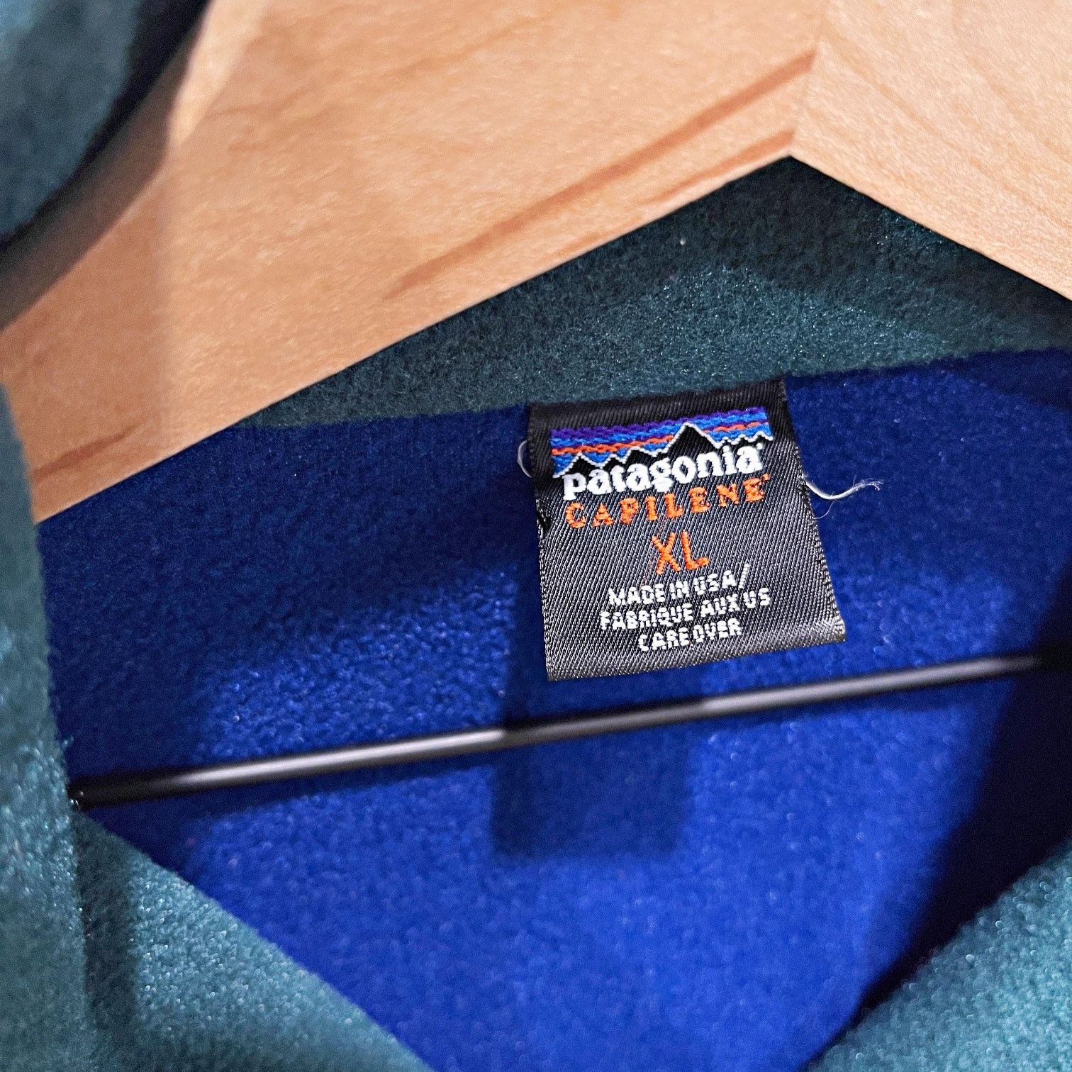 Patagonia Patagonia Capilene Vintage 1/4 Zip Fleece Blue USA Mens XL Size US XL / EU 56 / 4 - 6 Thumbnail