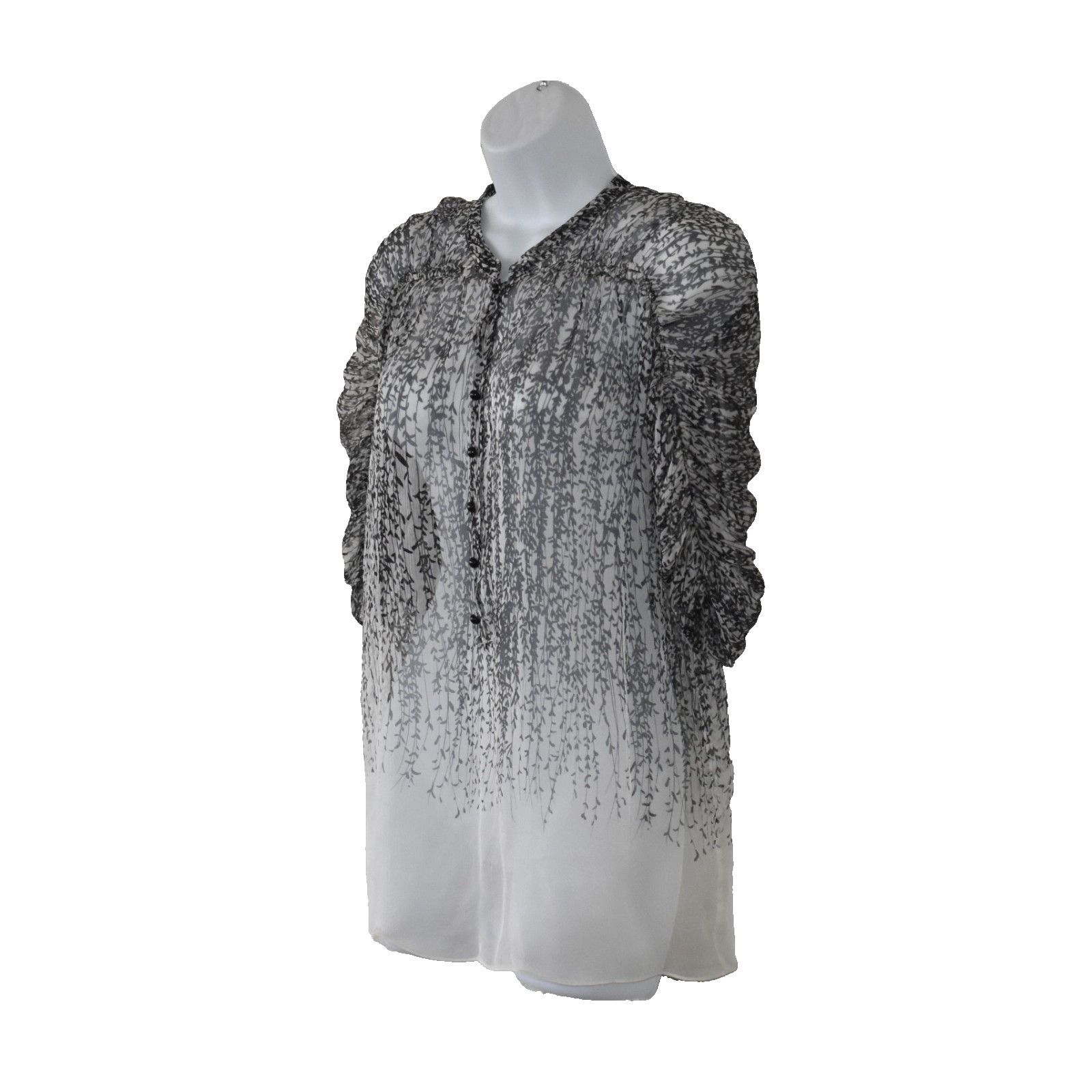 Diane von Furstenberg DIANE VON FURSTENBERG Wine Leaf Silk Top Overlay Set Size 6 Size M / US 6-8 / IT 42-44 - 4 Thumbnail