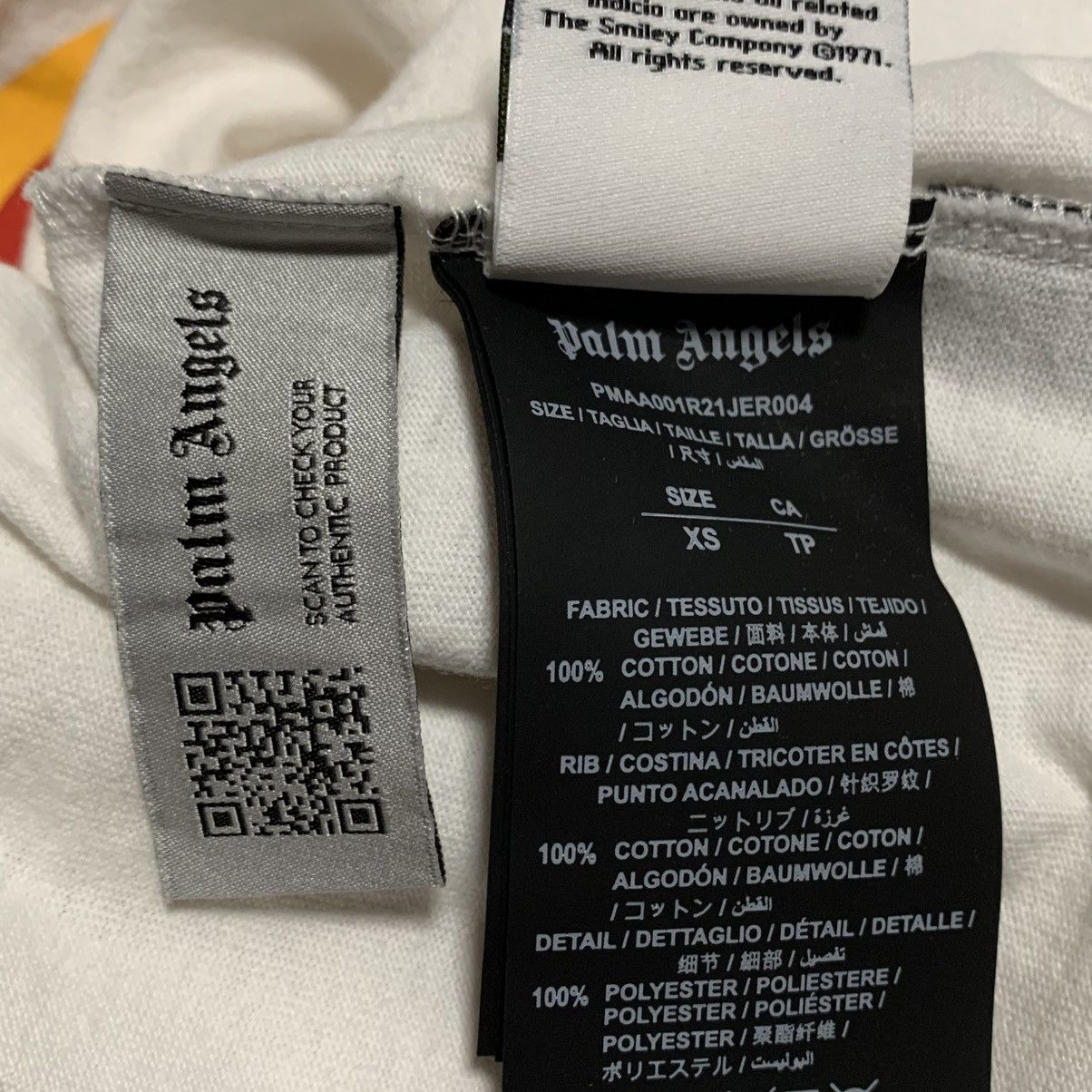 Palm Angels Palm Angels XS Burning Head White Tee 2021 Size US XS / EU 42 / 0 - 8 Thumbnail