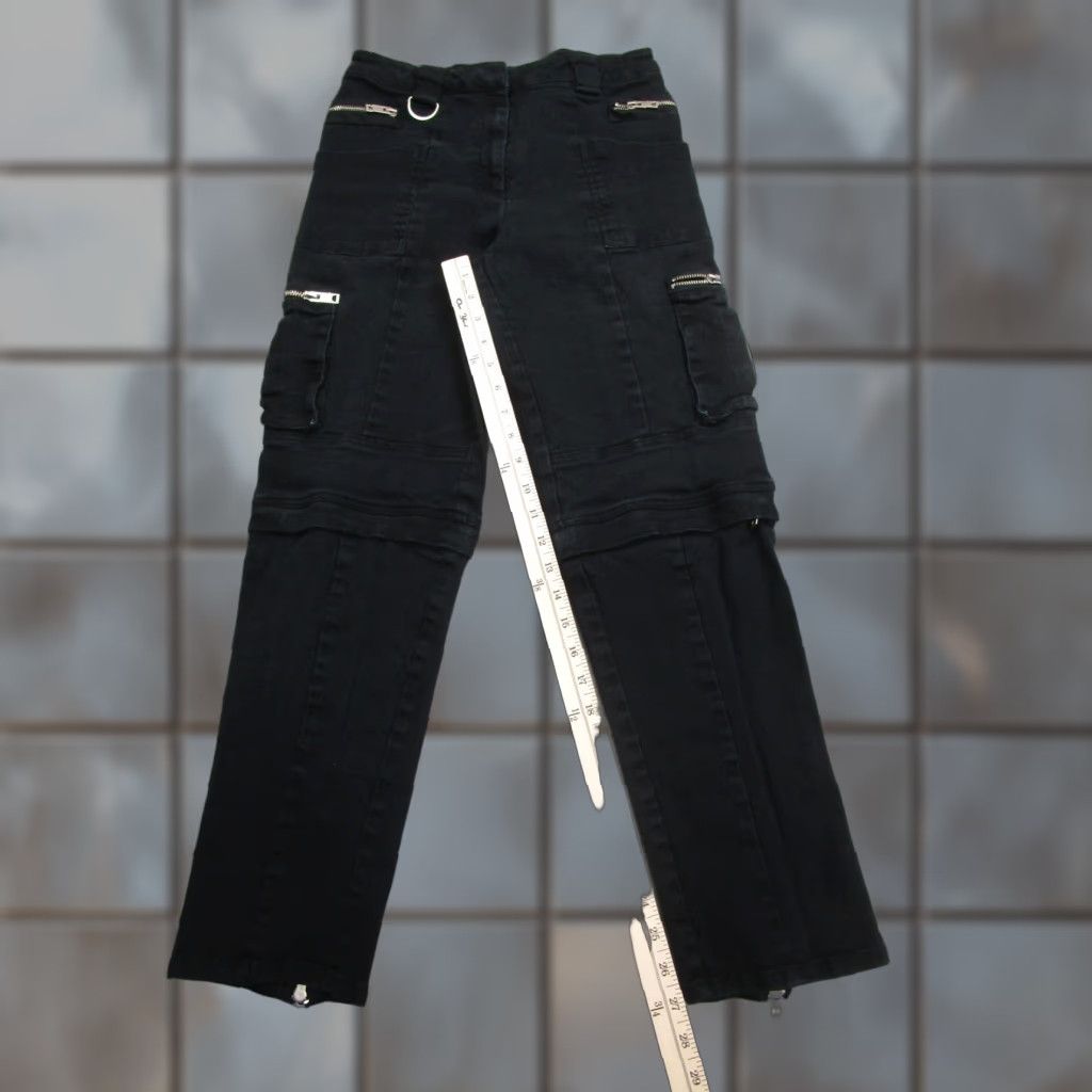 I.AM.GIA VINTAGE I.AM.GIA Pants Womens Medium Cargo Pants with Zip Off Legs Black Streetwear Utility Pockets Size 32" / US 10 / IT 46 - 1 Thumbnail