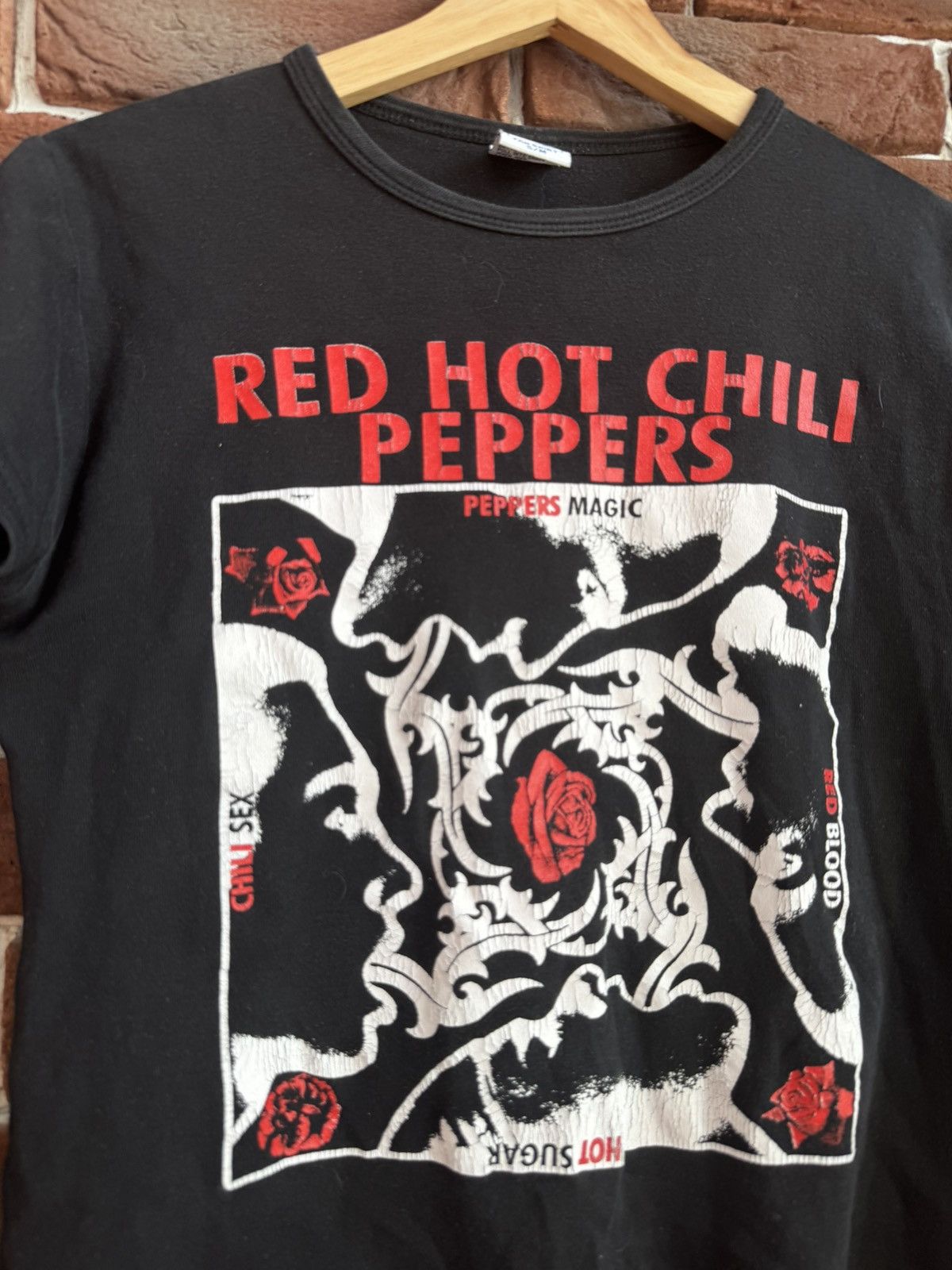Band Tees 90s Rare RHCP Blood Sugar Babydoll Rock Band Tshirt 00s Y2K Size S / US 4 / IT 40 - 4 Thumbnail