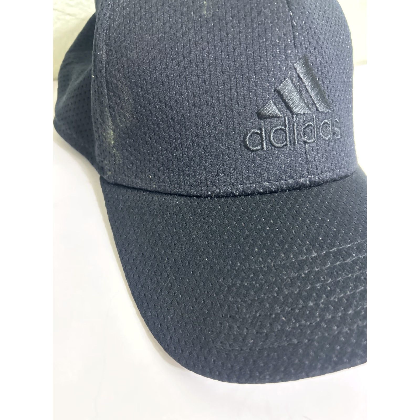 Adidas adidas aeroready Black On Black Flex Baseball Hat L/XL Baseball Cap Mens Black Flex fit Adidas Hat Size ONE SIZE - 2 Thumbnail