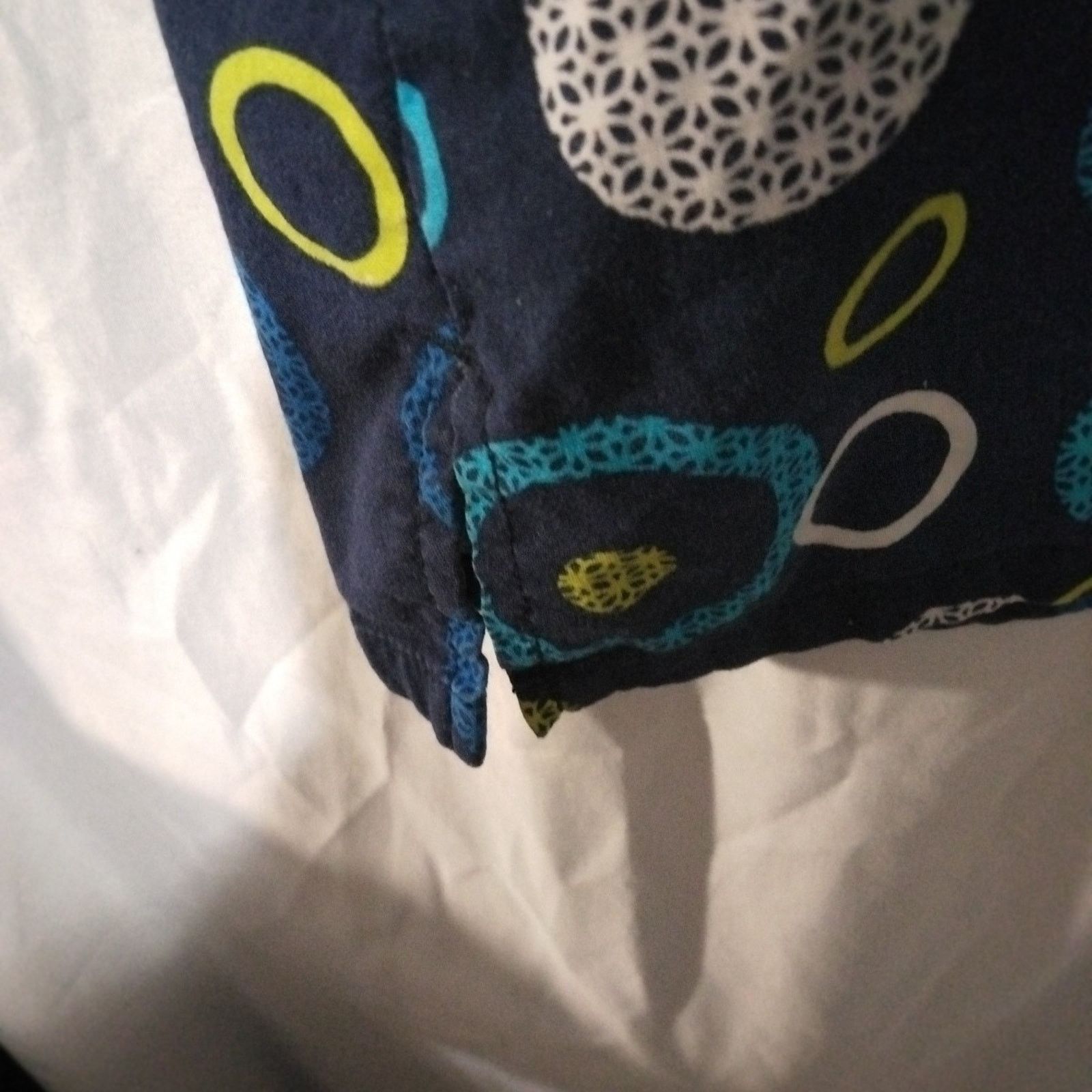 Cherokee Cherokee Scrub Top Women Sz Small Nurse Short Sleeve Blue Size S / US 4 / IT 40 - 8 Thumbnail