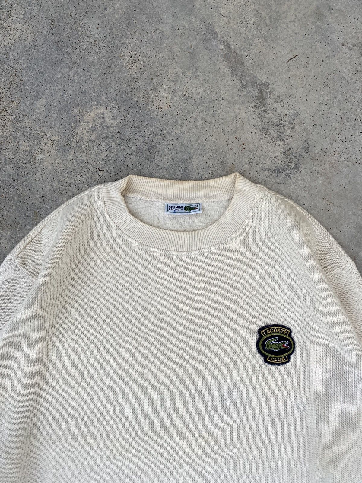 Lacoste Vintage Chemise Lacoste Knitwear Wool Sweater Size US M / EU 48-50 / 2 - 2 Thumbnail