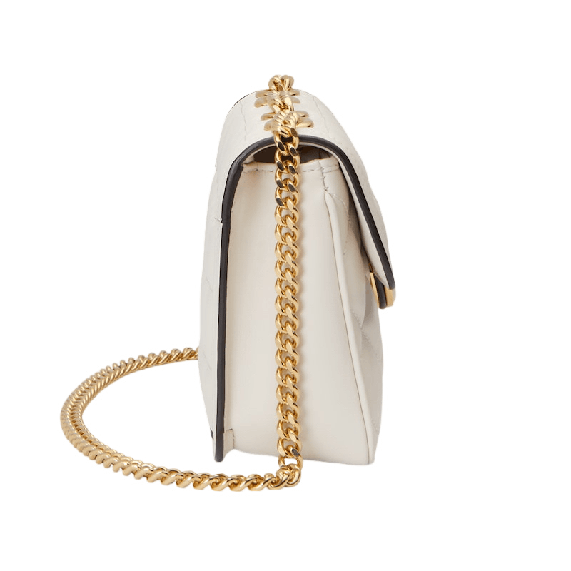 Gucci GUCCI Deco Mini White Qlt Lthr SB New & Auth Size ONE SIZE - 4 Thumbnail