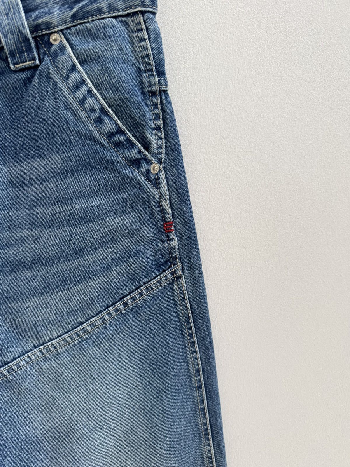Designer × Diesel × Japanese Brand vintage rare diesel double knee jeans Size US 33 - 9 Thumbnail