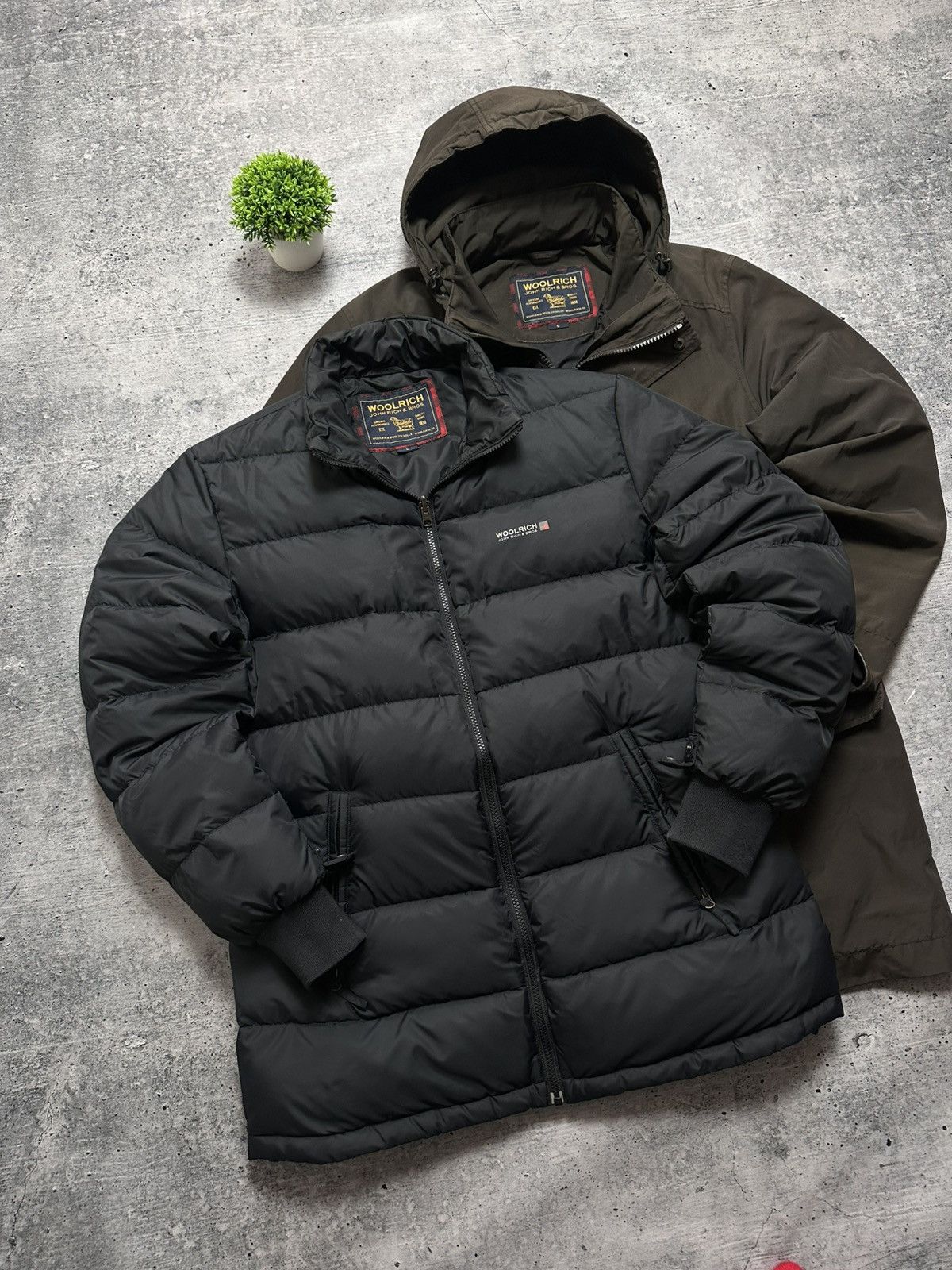 Woolrich Woolen Mills Woolrich 2 In 1 Down Puffer Rain USA 700 Y2K Parka Jacket Size US L / EU 52-54 / 3 - 1 Thumbnail