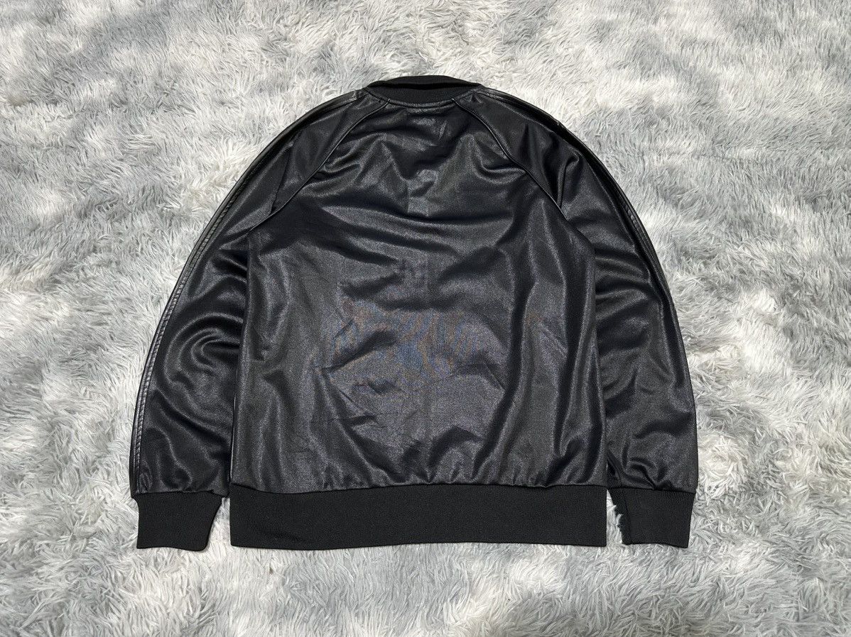 Japanese Brand 🔥Sick Y2K Macalester Waxed Faux Leather Bomber Jacket Size US L / EU 52-54 / 3 - 9 Thumbnail