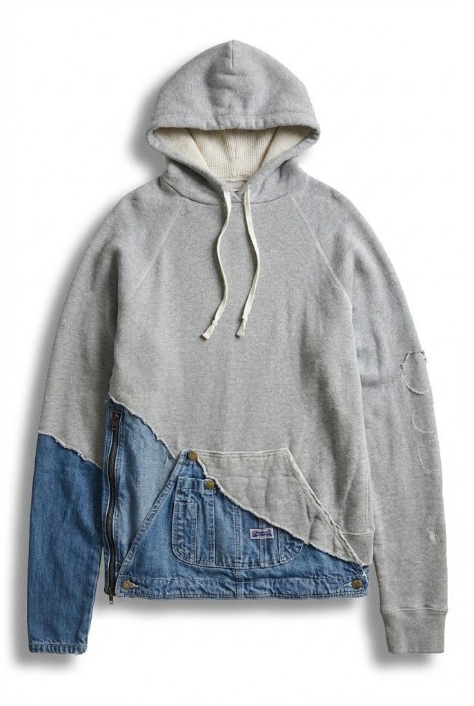 Greg Lauren 50/50 Hoodie Size US S / EU 44-46 / 1 - 1 Thumbnail