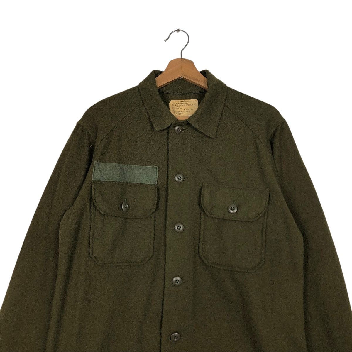 Vintage 🔥VINTAGE WOOL BUTTON CHORE JACKET MILITARY USN Size US S / EU 44-46 / 1 - 5 Thumbnail
