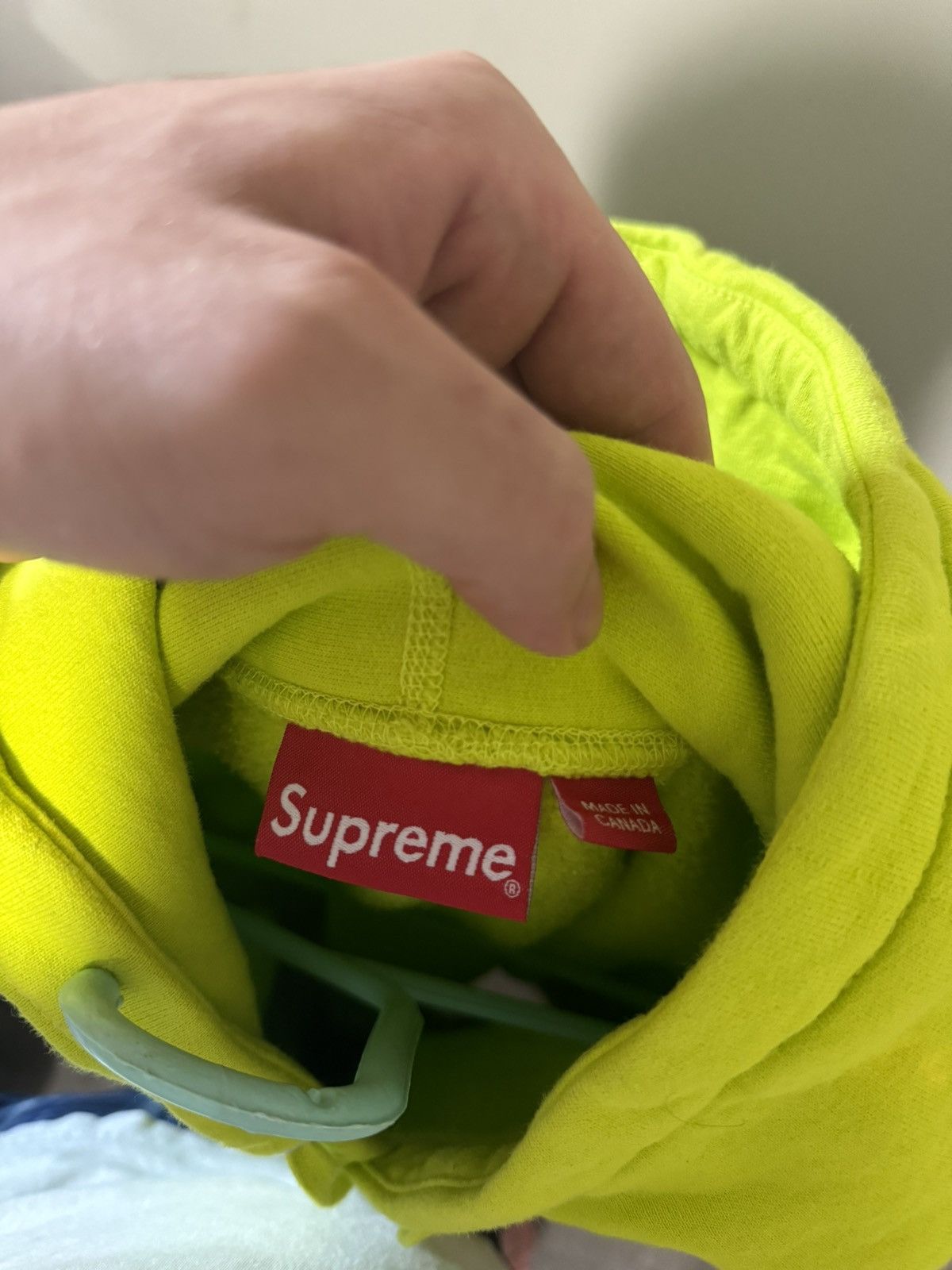 Supreme Supreme S Logo Hooded Sweatshirt FW20 Medium Acid Green Size US M / EU 48-50 / 2 - 8 Thumbnail