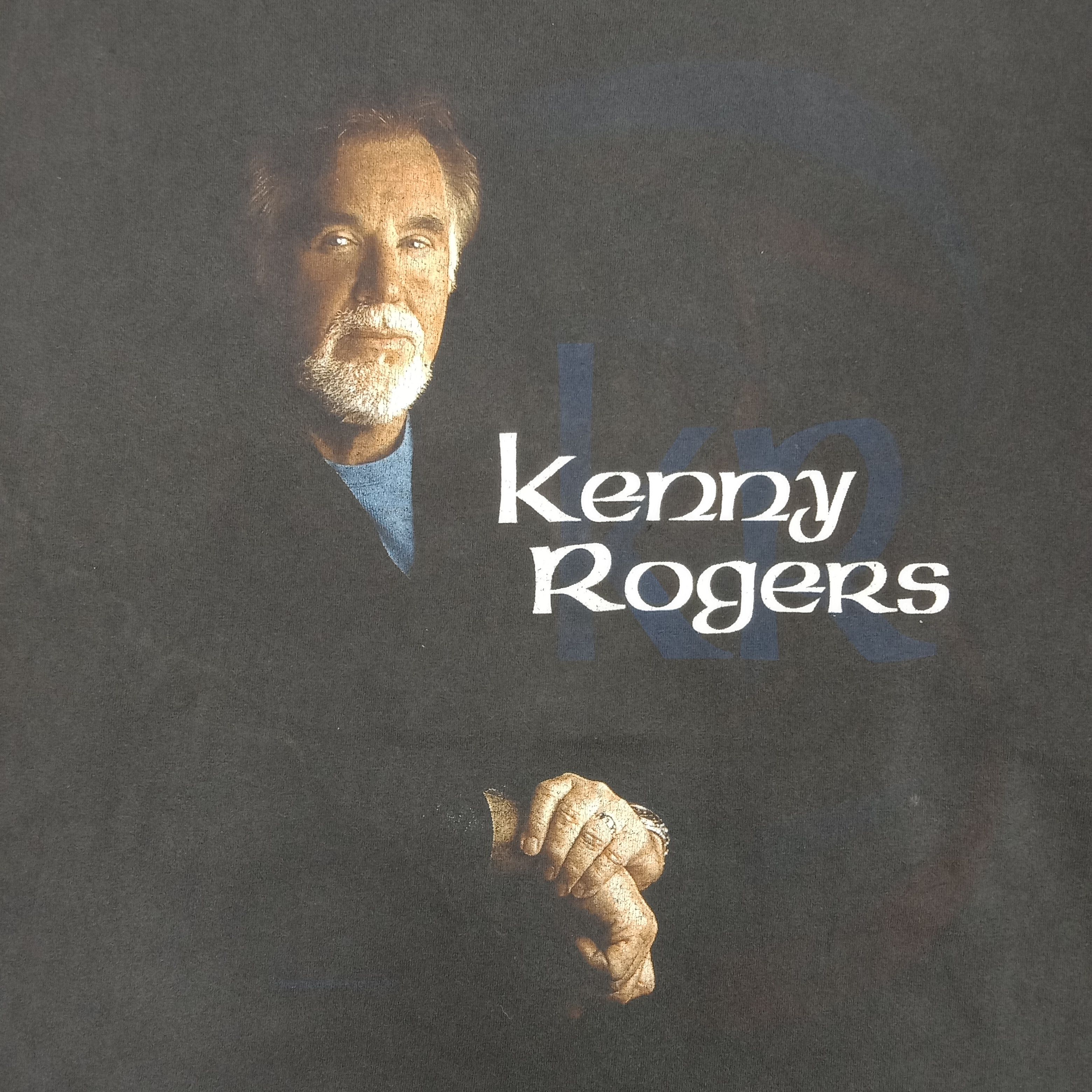 Vintage Kenny Rogers American Folk Singer Tshirt Size US XL / EU 56 / 4 - 2 Thumbnail