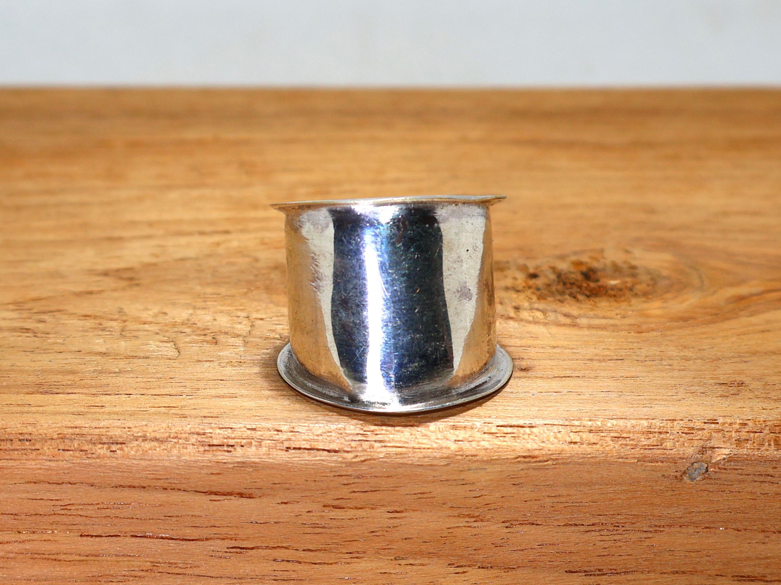 Handmade Wide Band Rings, Sterling Silver Ring, Handmade Ring, Plain Size ONE SIZE - 2 Thumbnail