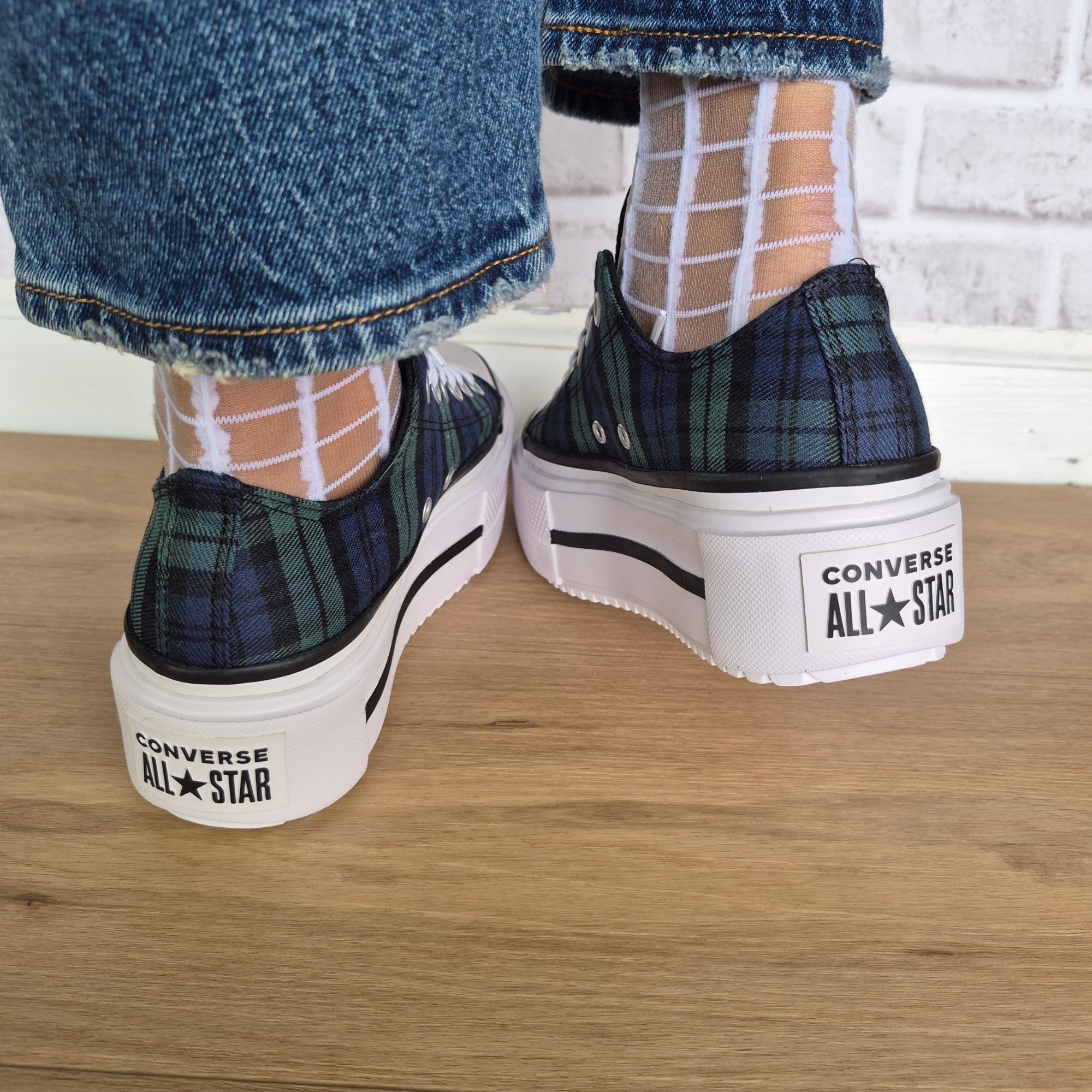 Converse ⭐Converse Lift Double Stack Platform Plaid 12 Womens Shoes S Size US 12 / IT 42 - 5 Thumbnail