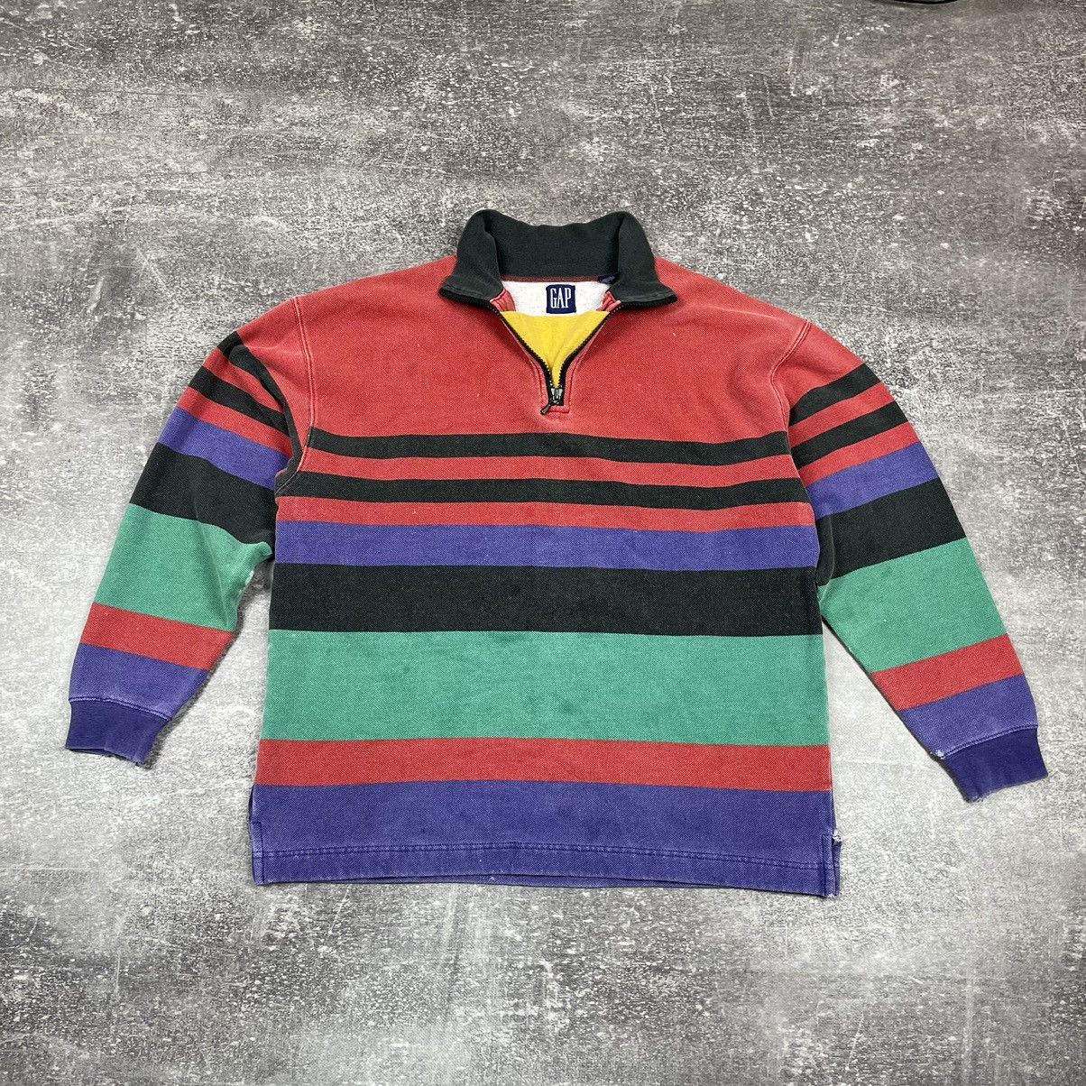 Gap Vintage Gap Multicolour Longsleeve Shirt Size US XL / EU 56 / 4 - 1 Thumbnail
