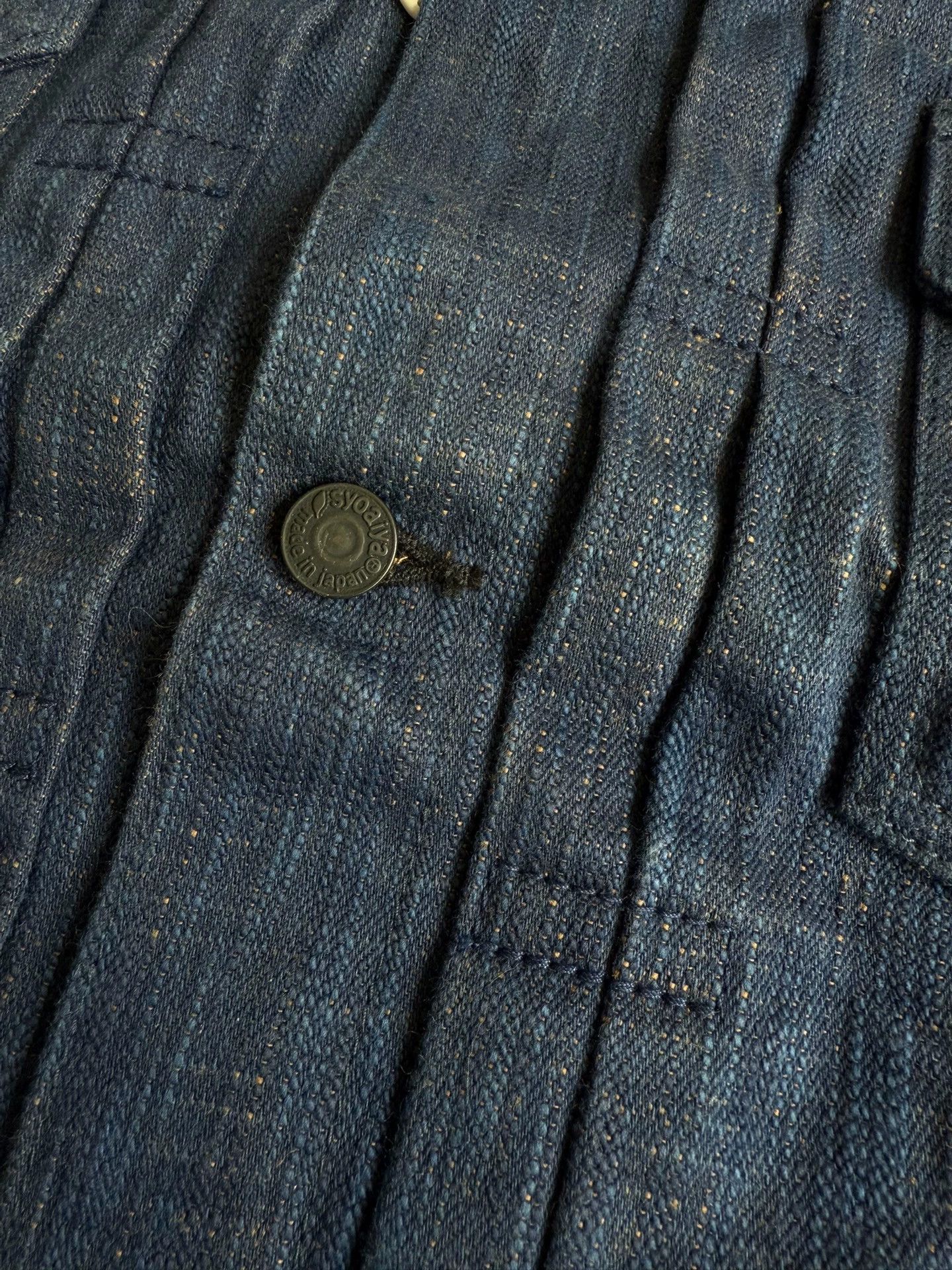 Pure Blue Japan Pure Blue Japan Natural Indigo Persimmon Dye Jacket Size US M / EU 48-50 / 2 - 6 Thumbnail