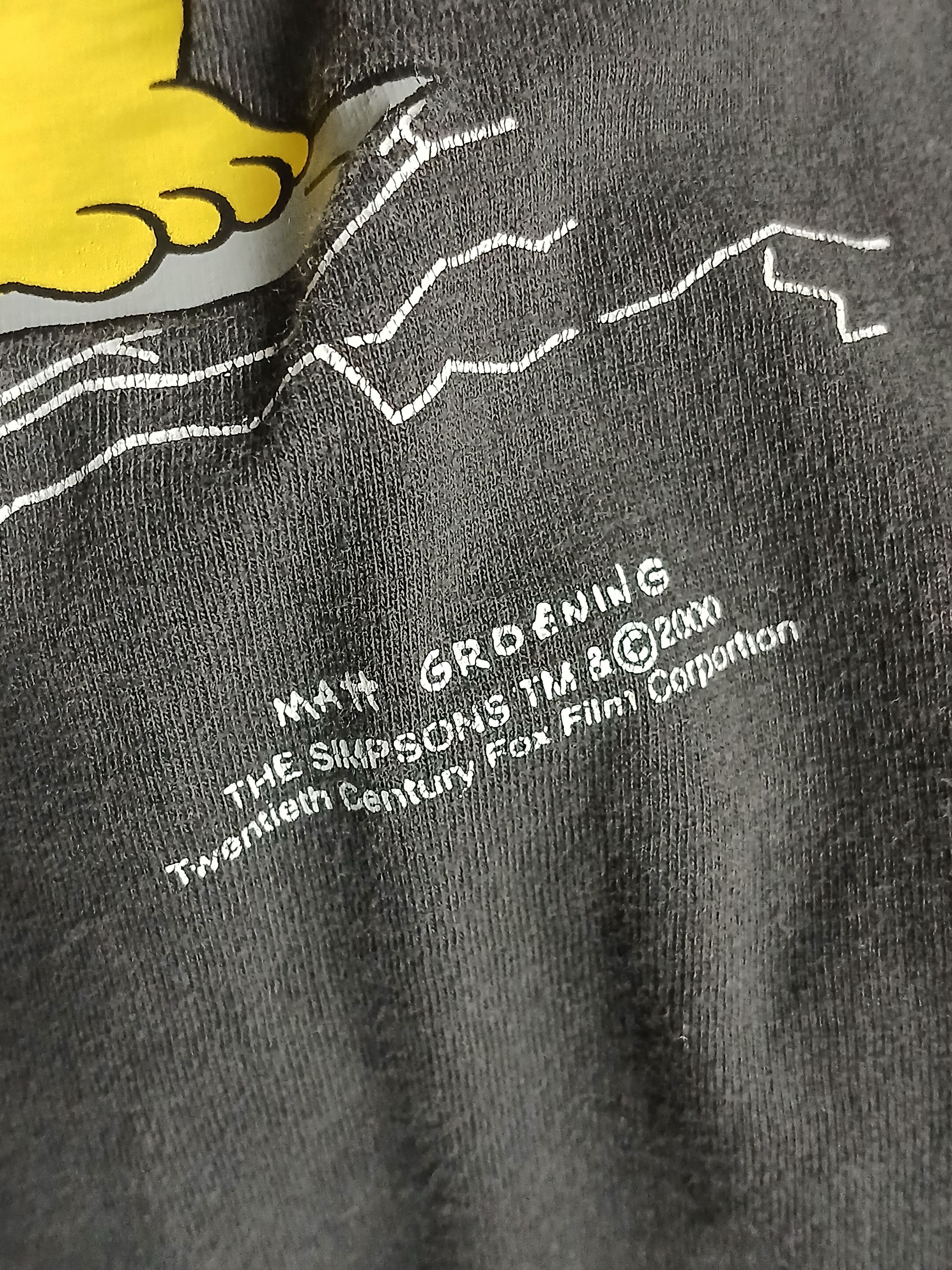 Cartoon Network × The Simpsons × Vintage Vintage 2000 The Simpsons Homer Simpson T-Shirt Size US L / EU 52-54 / 3 - 4 Thumbnail