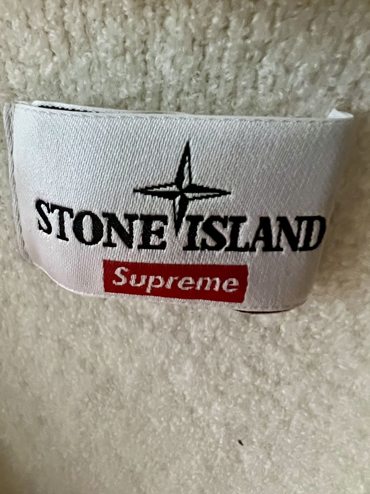 Stone Island Stone Island x Supreme Wool Boucle Cardigan White Men Sz- S Size US S / EU 44-46 / 1 - 4 Thumbnail