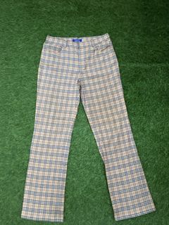 Burberry Nova Check Trousers For Sale at 1stDibs