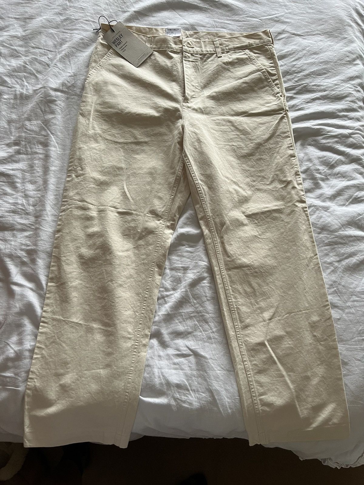 Carhartt Wip Carhartt WIP Wesley Pant Natural W36 Size US 36 / EU 52 - 1 Thumbnail