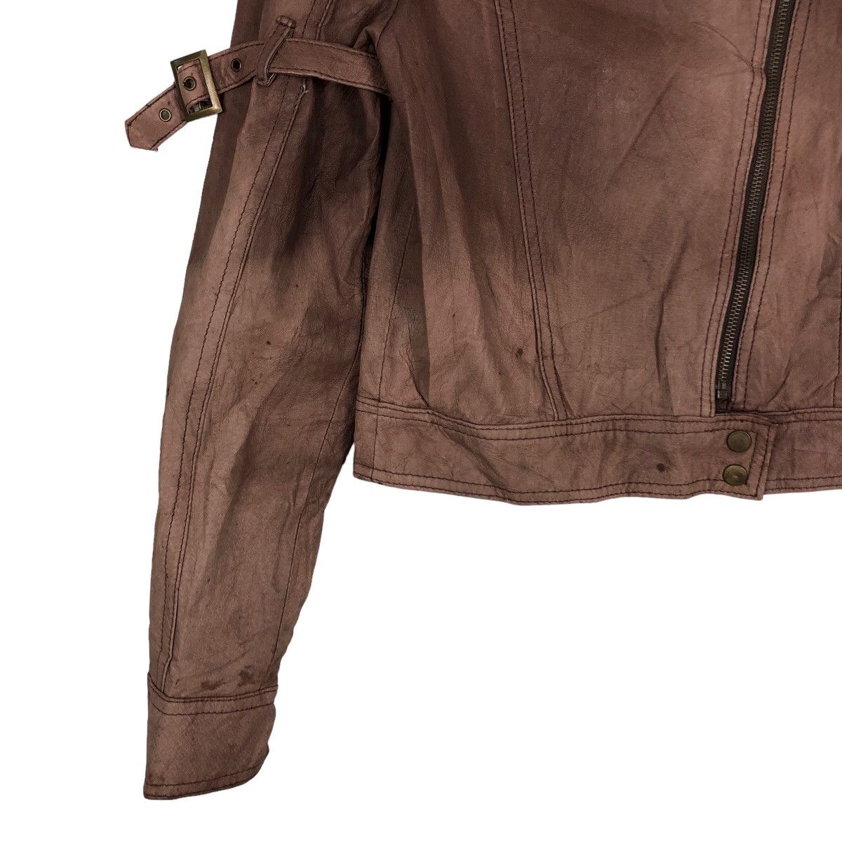 Japanese Brand 🔥Cropped Biker Bondage Parachute Jacket Dude Japan Size US M / EU 48-50 / 2 - 4 Thumbnail
