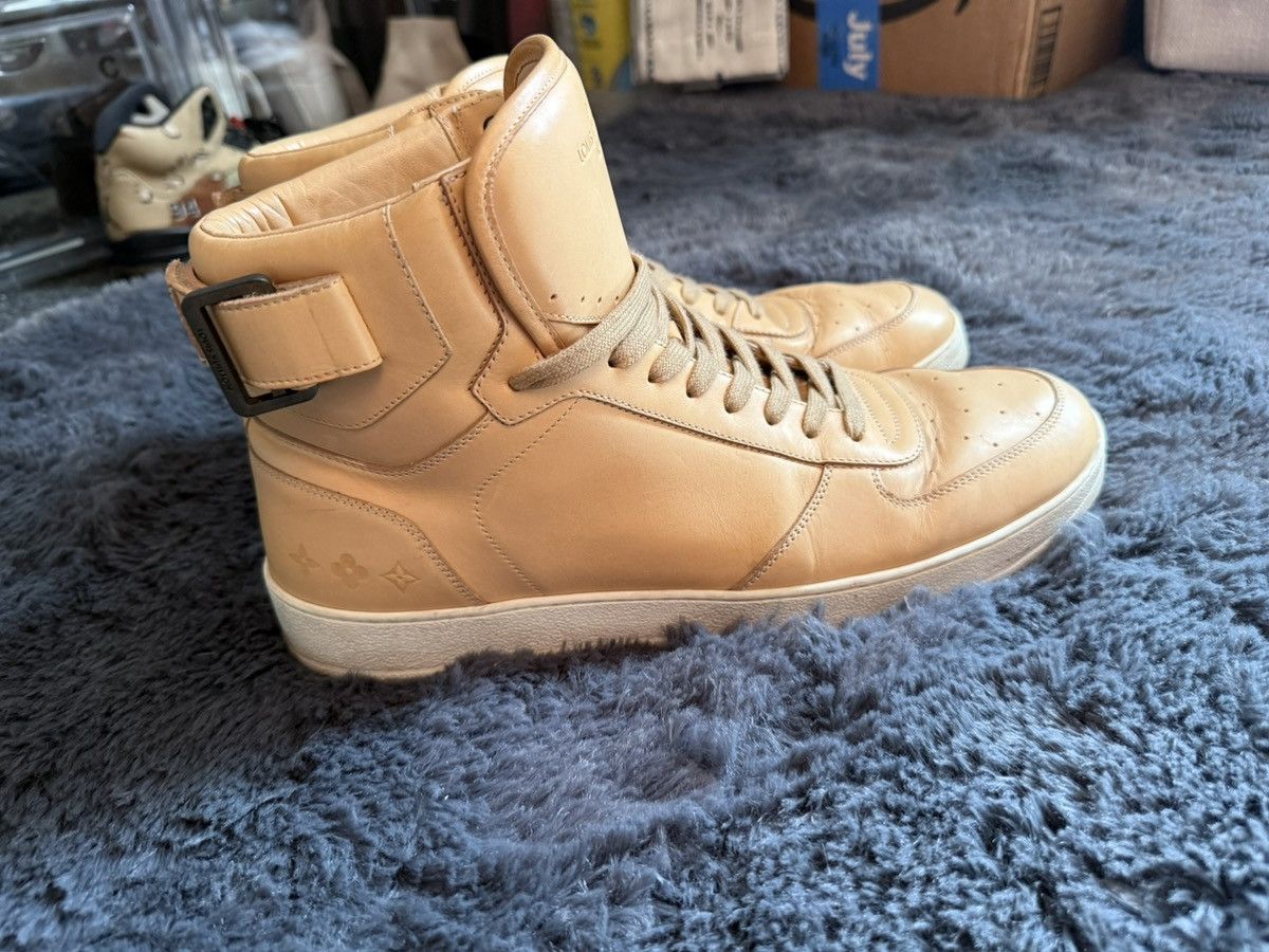 Louis Vuitton Louis Vuitton Natural Vegan Tan Leather Rivoli High Top Size US 9.5 / EU 42-43 - 1 Thumbnail