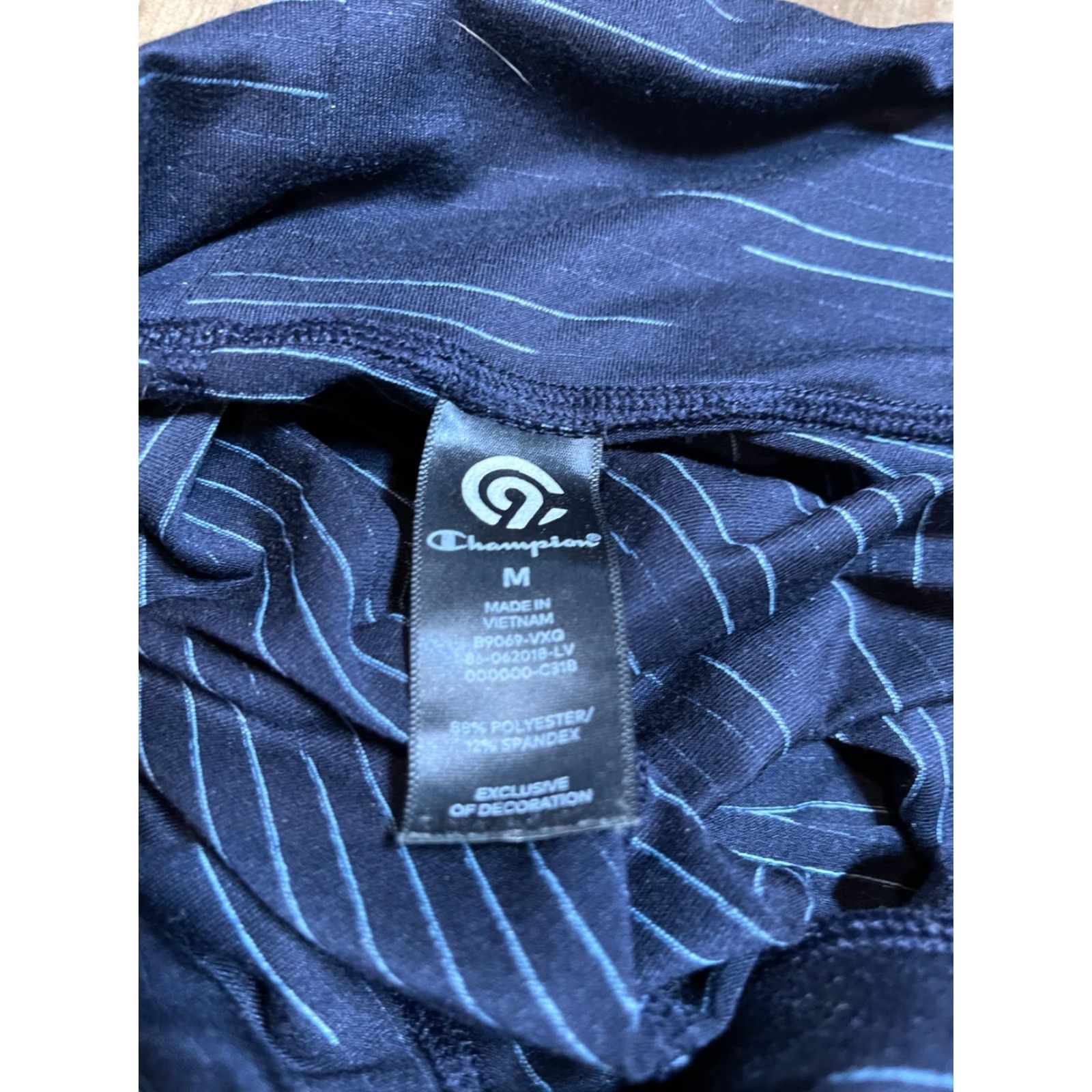 Champion Champion Leggings Womens M Blue Pants Size 32" / US 10 / IT 46 - 4 Thumbnail