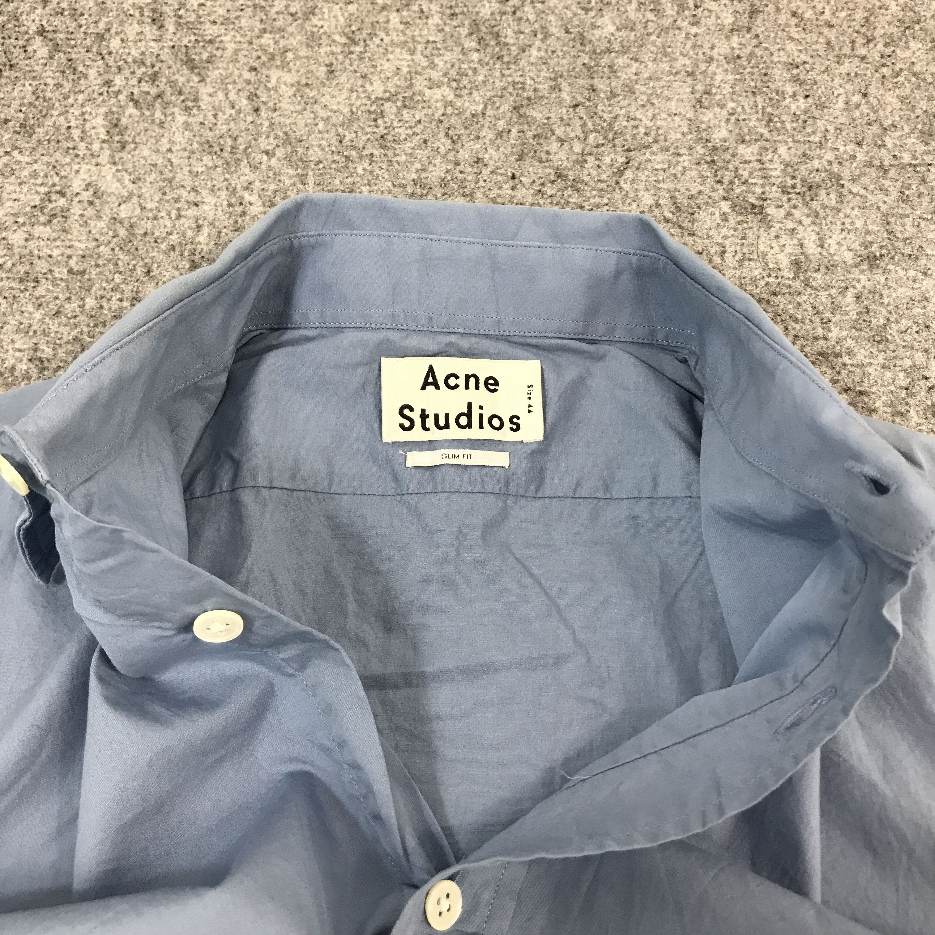 Acne Studios ACNE STUDIOS SLIM FIT BUTTON UP TSHIRTS Size US S / EU 44-46 / 1 - 7 Thumbnail