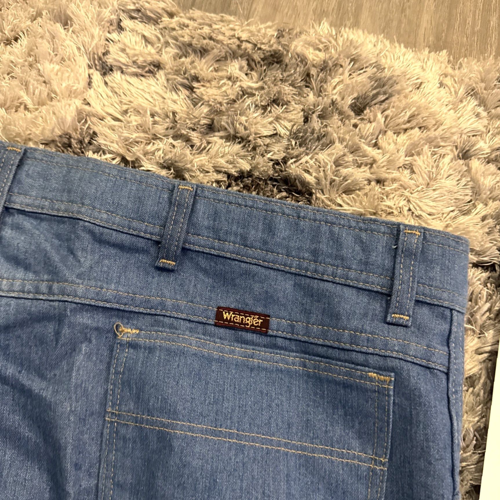 Wrangler VINTAGE Wrangler Jeans Men 44x30 Blue Denim 90s Style Code 85498LB Rare Mens Jeans Straight 90s Size US 44 / EU 60 - 4 Thumbnail