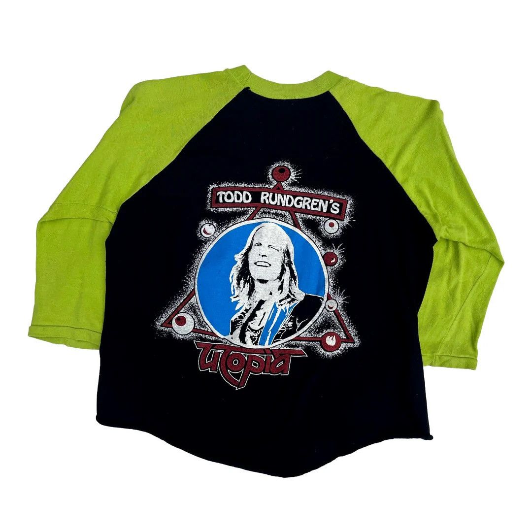 Band Tees × Vintage Todd Rundgren 1980 80s Vintage Utopia Band Concert T-Shirt Size US M / EU 48-50 / 2 - 2 Thumbnail