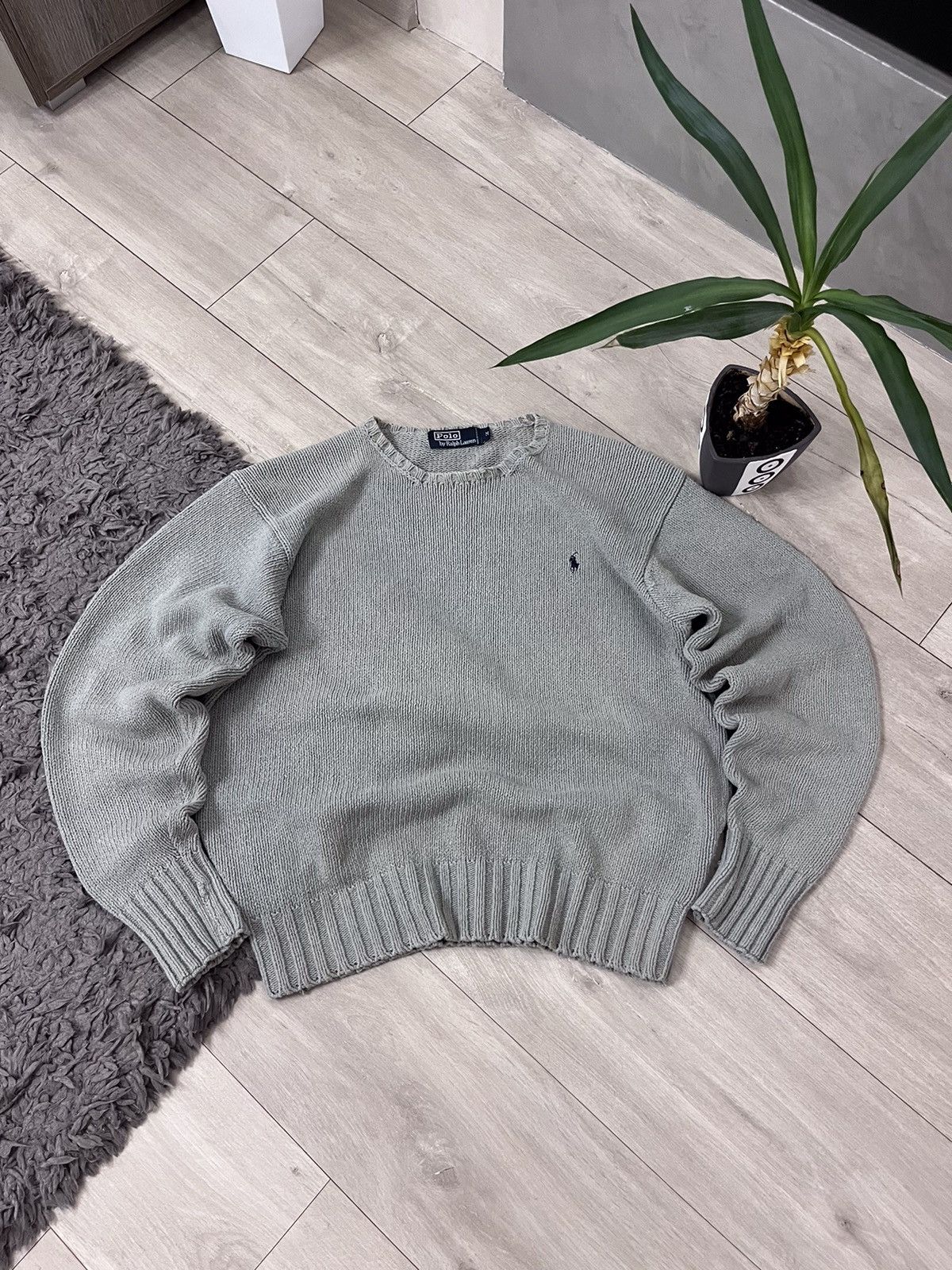 Polo Ralph Lauren 🔥90’s Ralph Lauren Polo Oldmoney Cable Knit Sweater Boxy Size US M / EU 48-50 / 2 - 9 Thumbnail