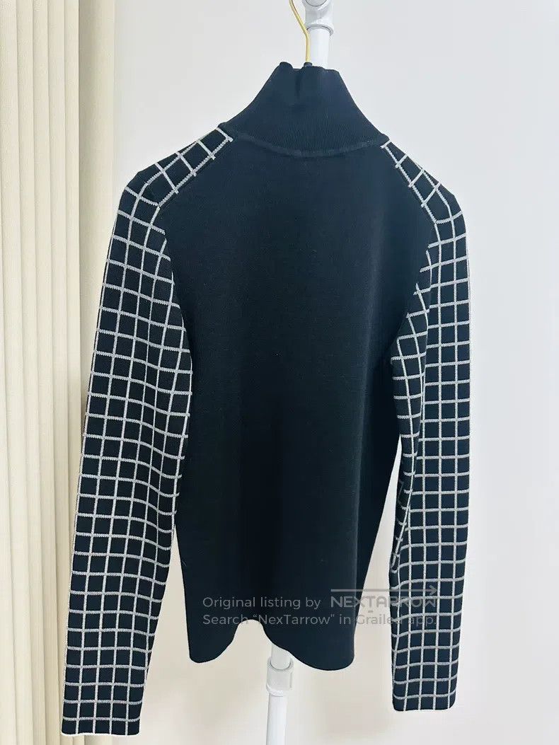 Hermes Hermes High-Neck Sweater with Classic Black and White Stri Size XXS / US 00 / IT 34 - 5 Thumbnail