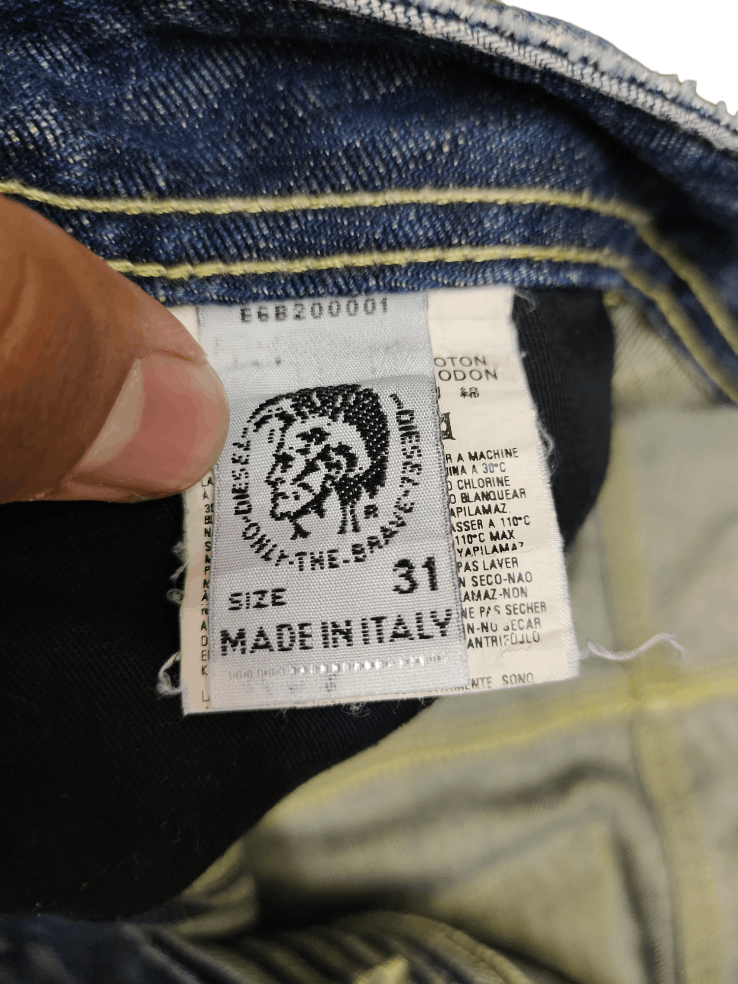 Diesel Wide Leg Jeans Diesel Clawmark Denim Loose Y2k Streetwear Size US 32 / EU 48 - 14 Thumbnail