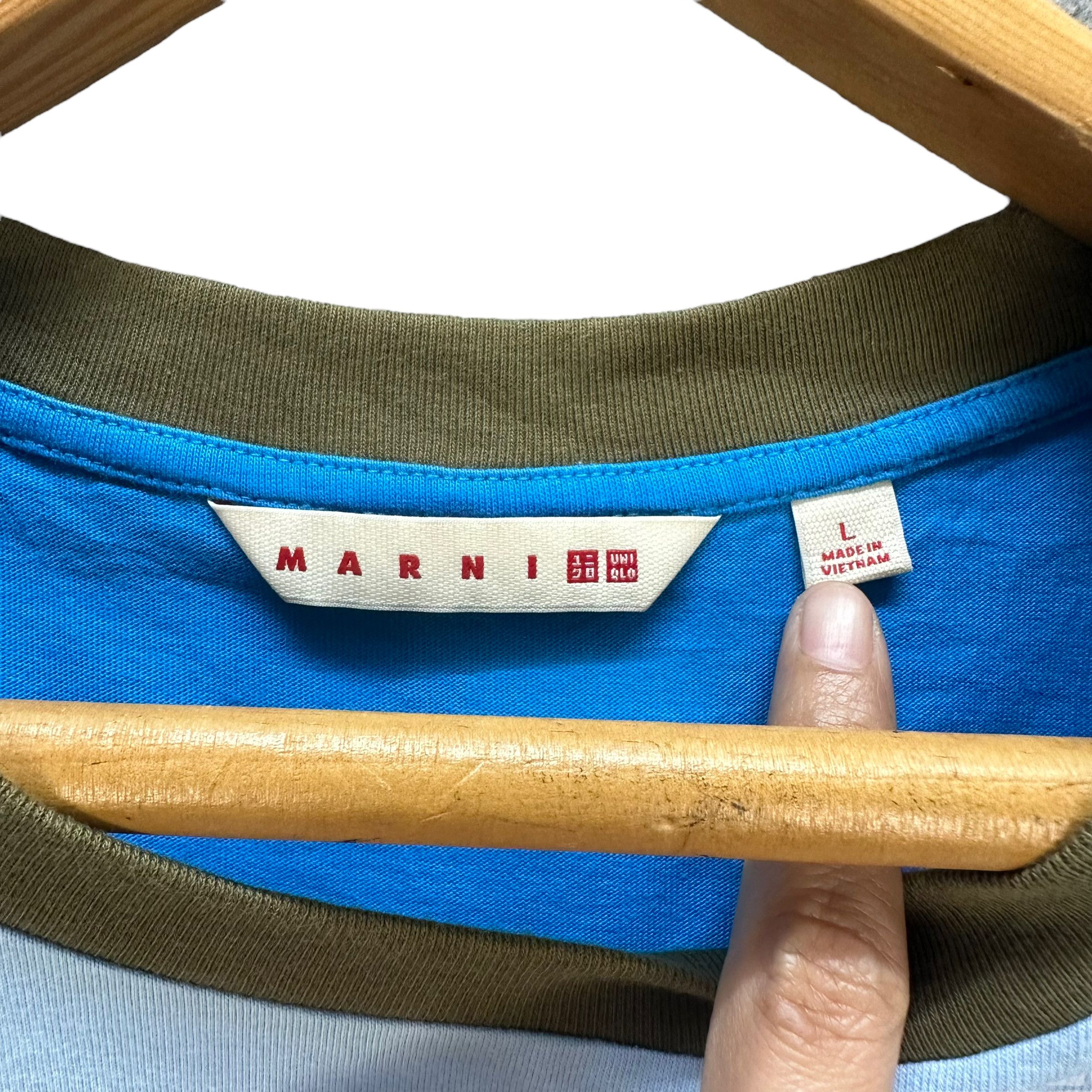 Marni × Uniqlo MARNI X UNIQLO COLORBLOCK TEES #7869-186 Size US L / EU 52-54 / 3 - 6 Thumbnail