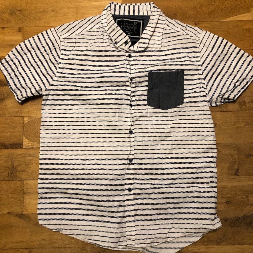 Descente Descendent Men's Fashion Slim Shirt Size M Size US M / EU 48-50 / 2 - 1 Thumbnail