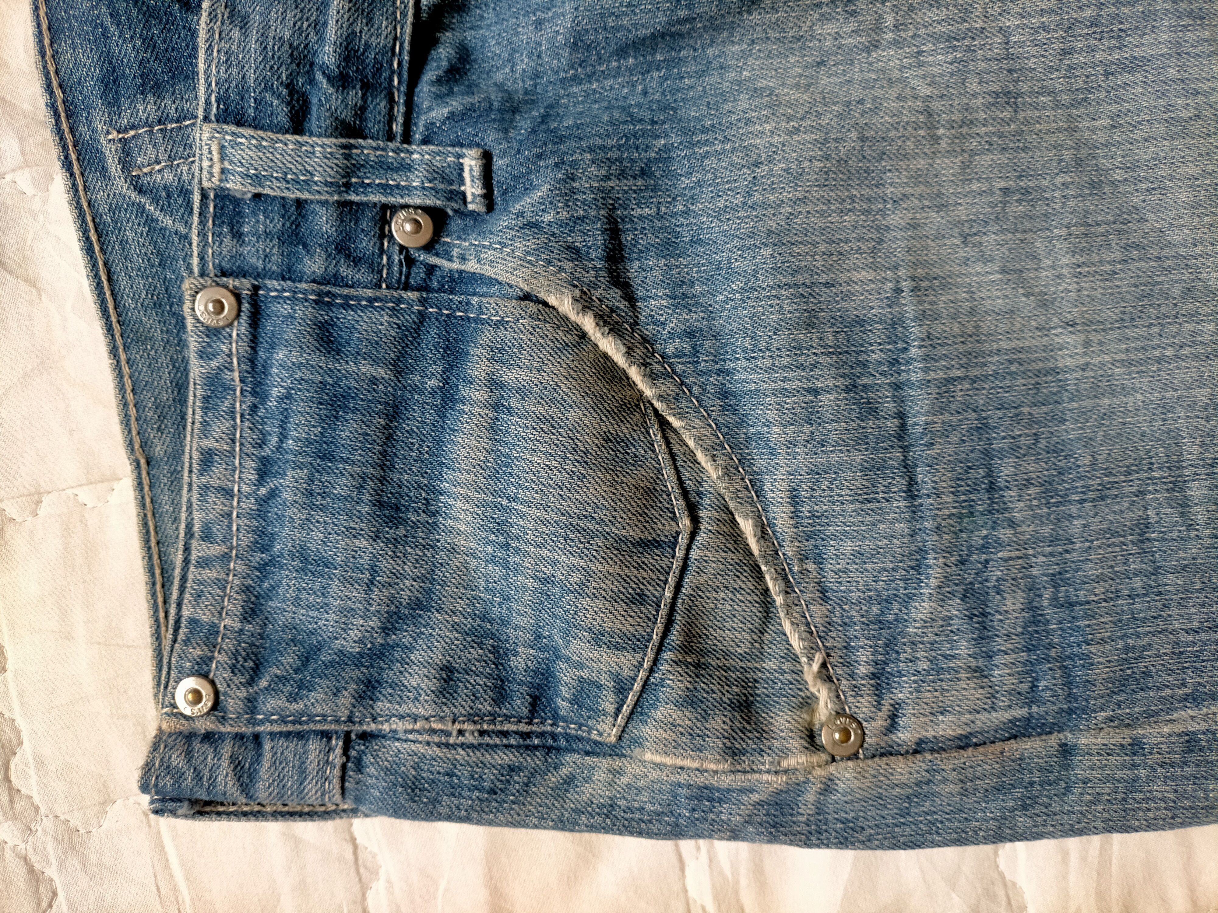 Levi's Vintage Clothing Vintage 90s Levis Engineering Denim pants Size US 33 - 14 Thumbnail