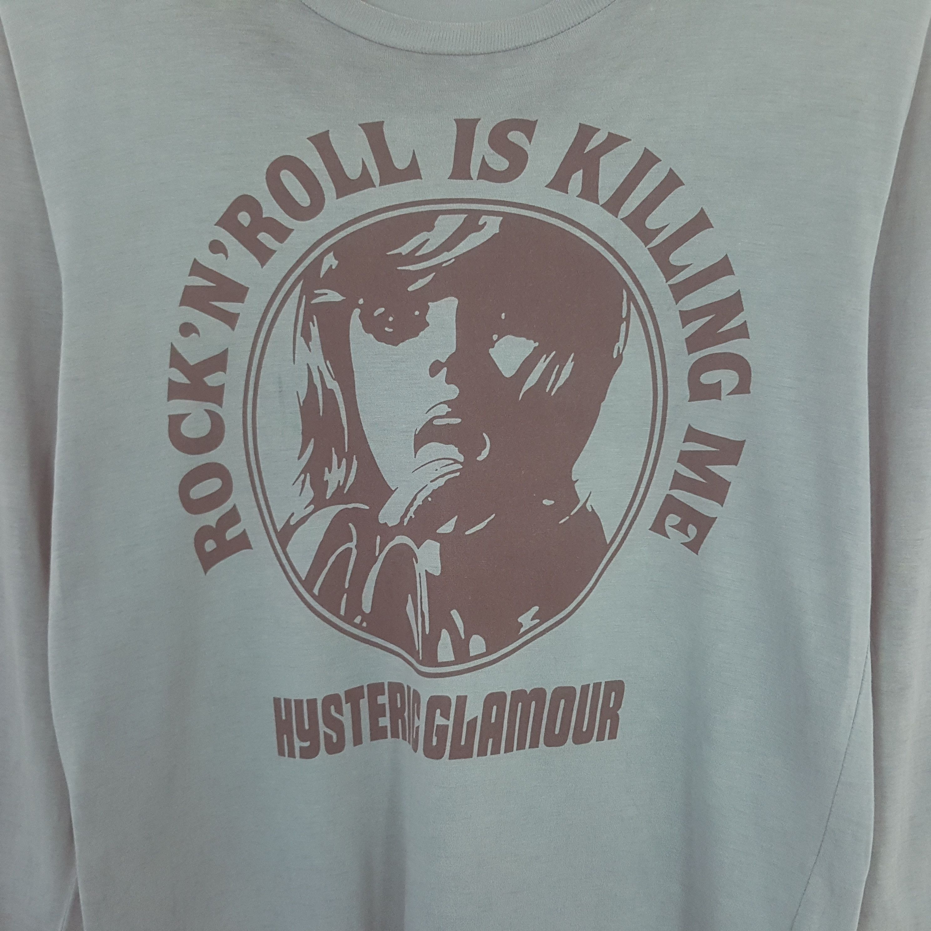 Hysteric Glamour Vintage Hysteric Glamour Rock n Rolling Tshirt Size US S / EU 44-46 / 1 - 2 Thumbnail
