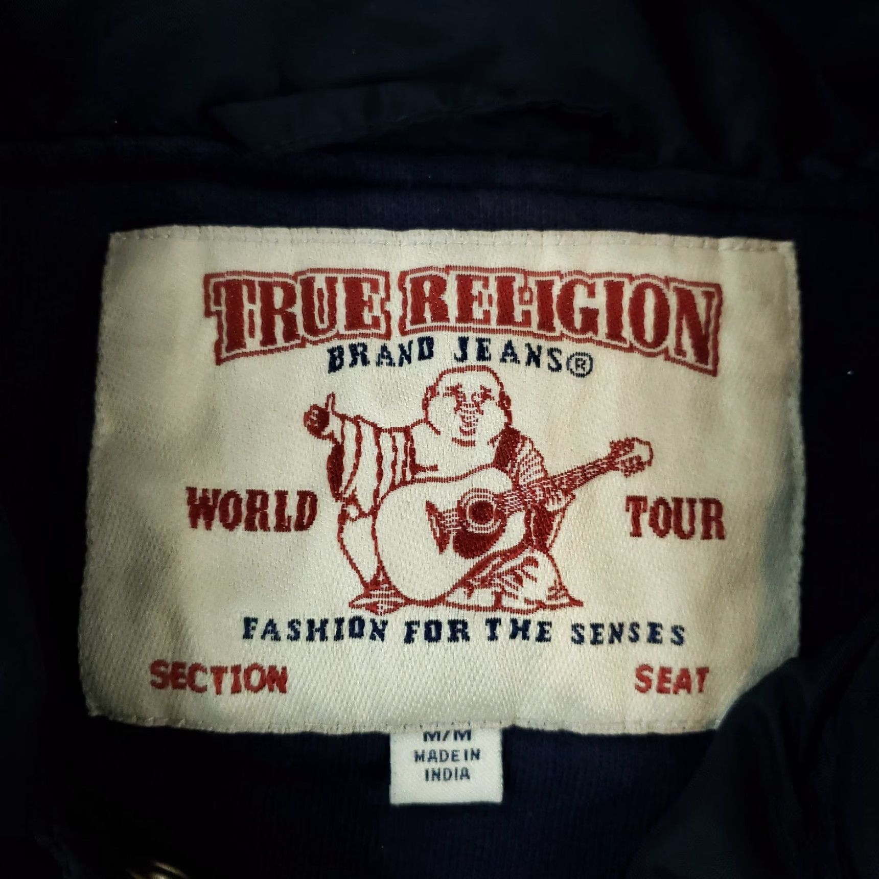 True Religion True Religion Jacket Mens M Blue Full Snap Collared Pockets Windbreaker Lined Nylon Color: Blue Size US M / EU 48-50 / 2 - 5 Thumbnail