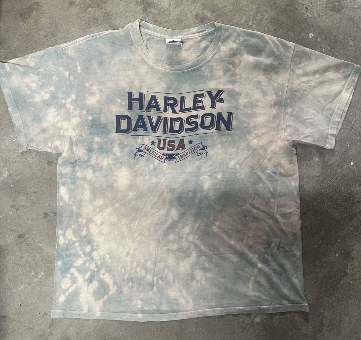 Harley Davidson Harley-Davidson USA Tie-Dye T-Shirt Size US XXL / EU 58 / 5 - 1 Thumbnail
