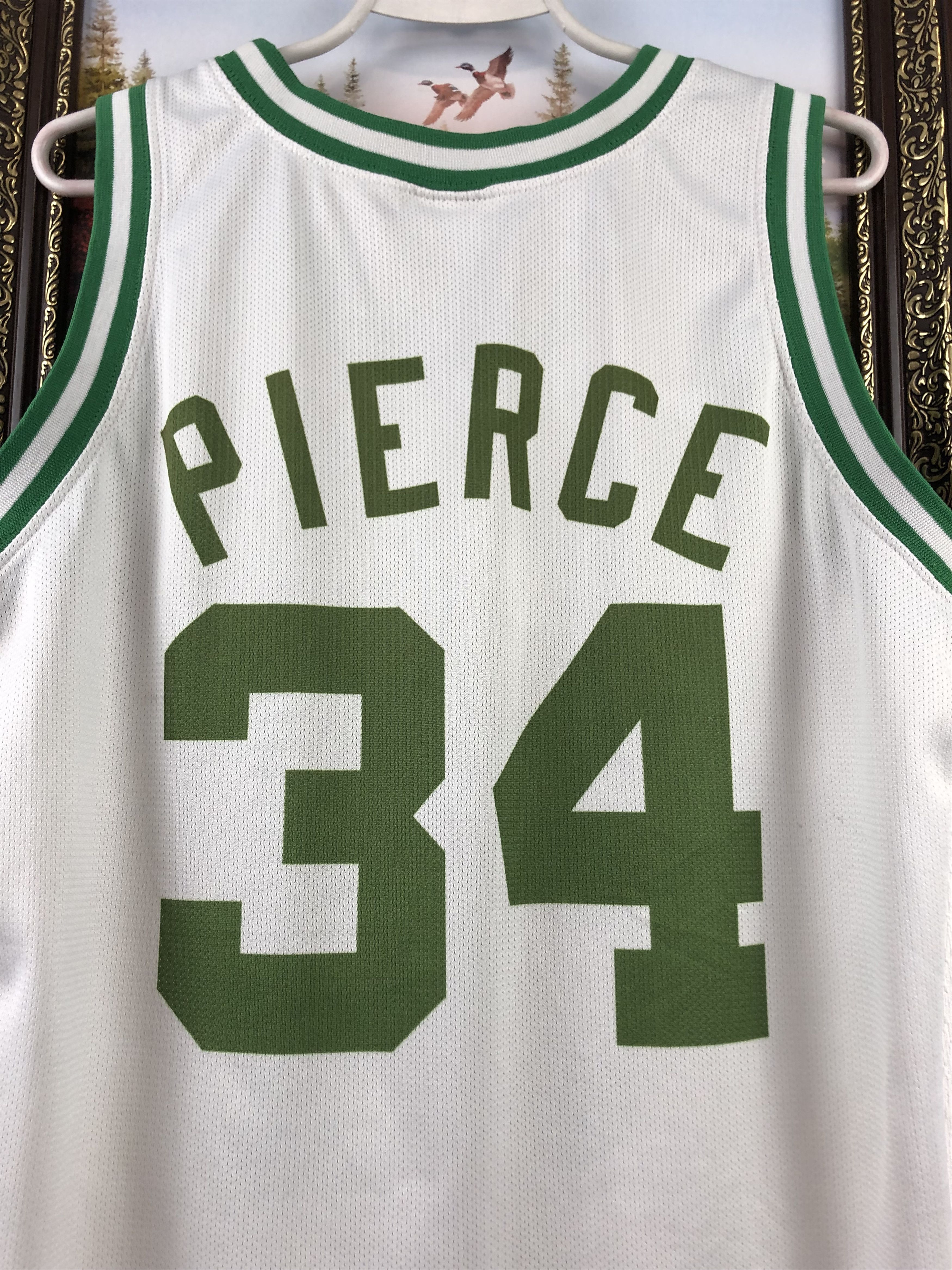 Champion Vintage 90's Boston Celtics Paul Pierce #24 White Jersey Size US L / EU 52-54 / 3 - 14 Thumbnail