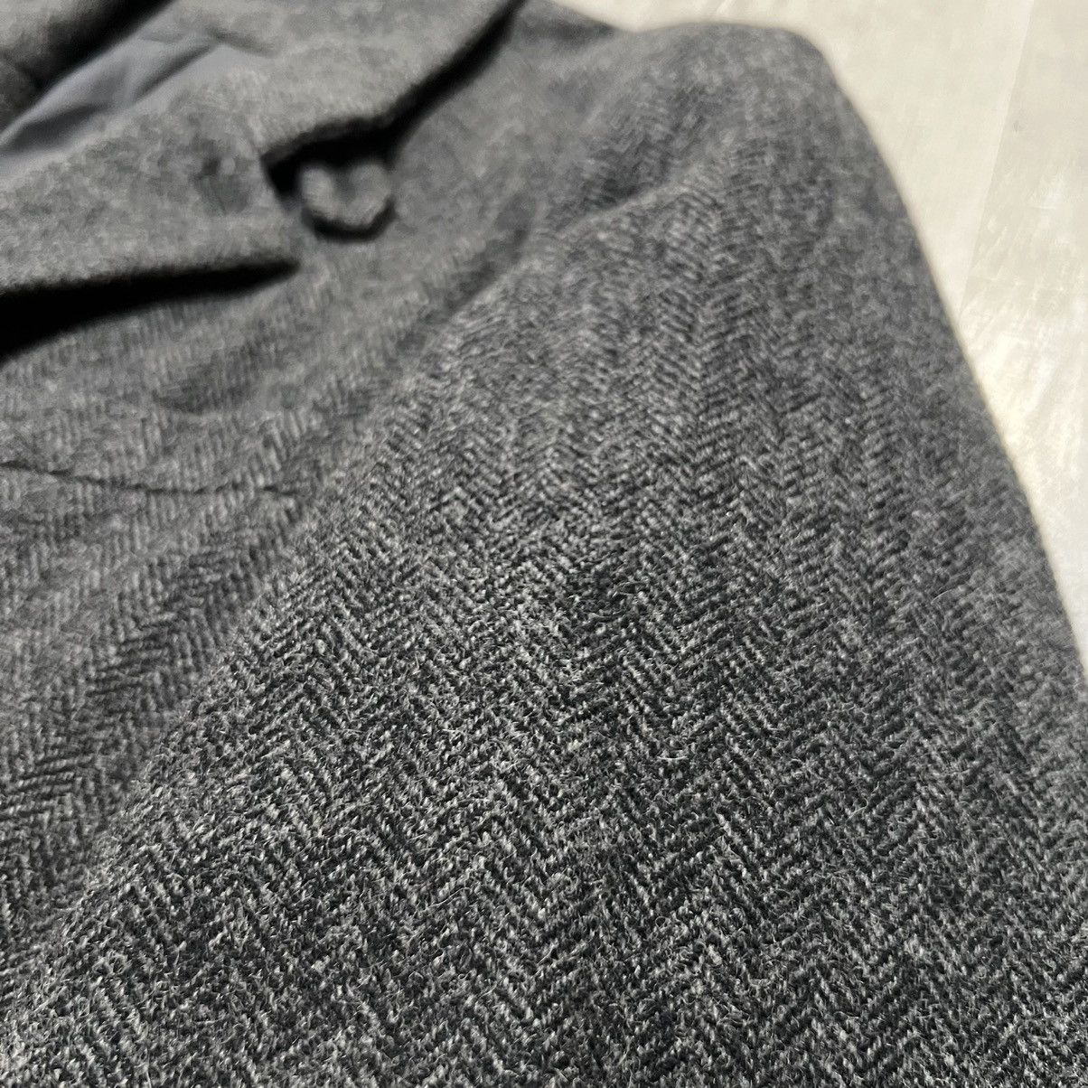 L.L. Bean LL Bean Primaloft Grey Shetland Wool Quilted Blazer Coat Size 46R - 4 Thumbnail